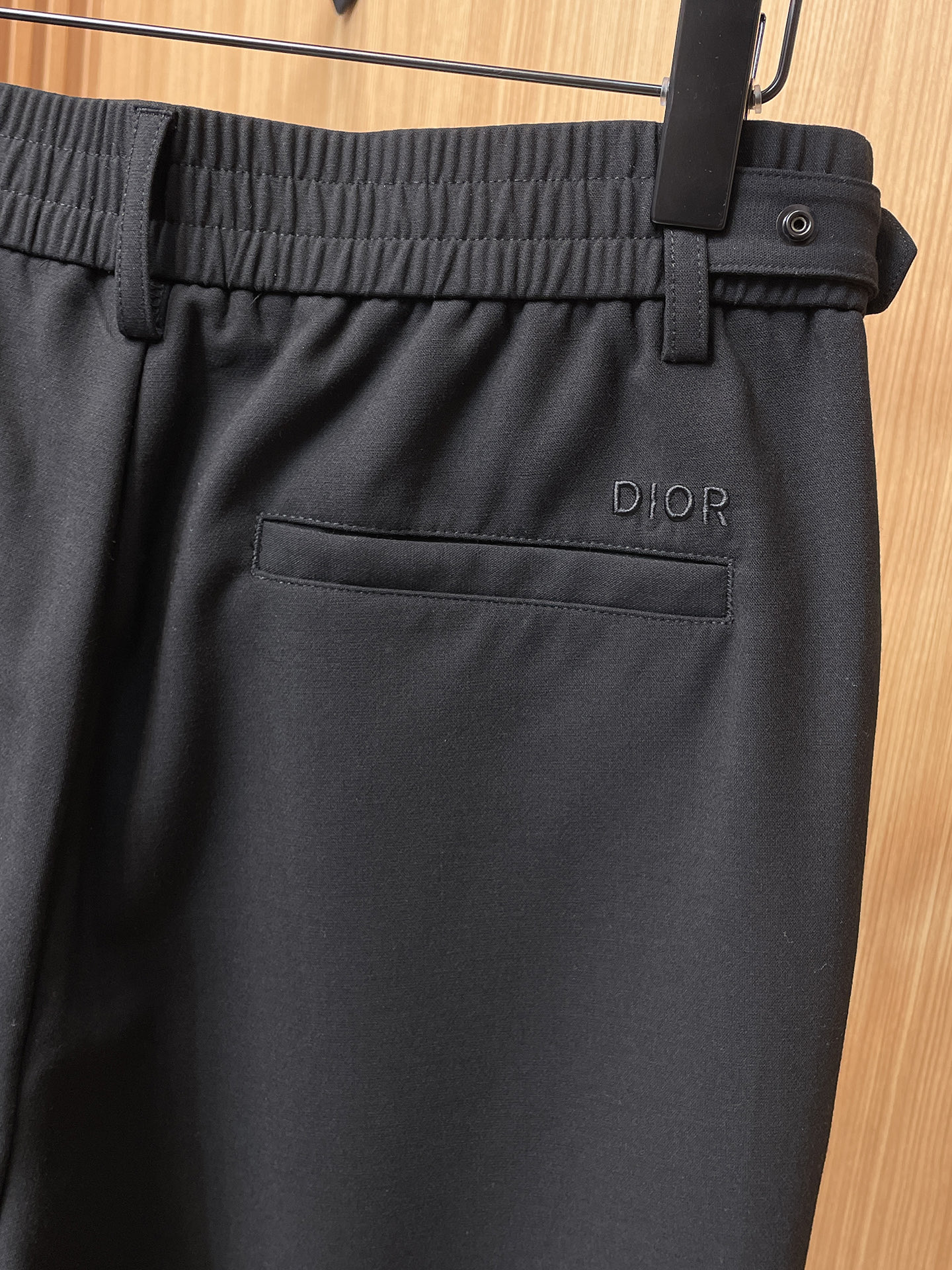 Dior Men's Black Casual Pants Elastic Waistband Outdoor Trousers 8 i1758041190789 7471 0 6