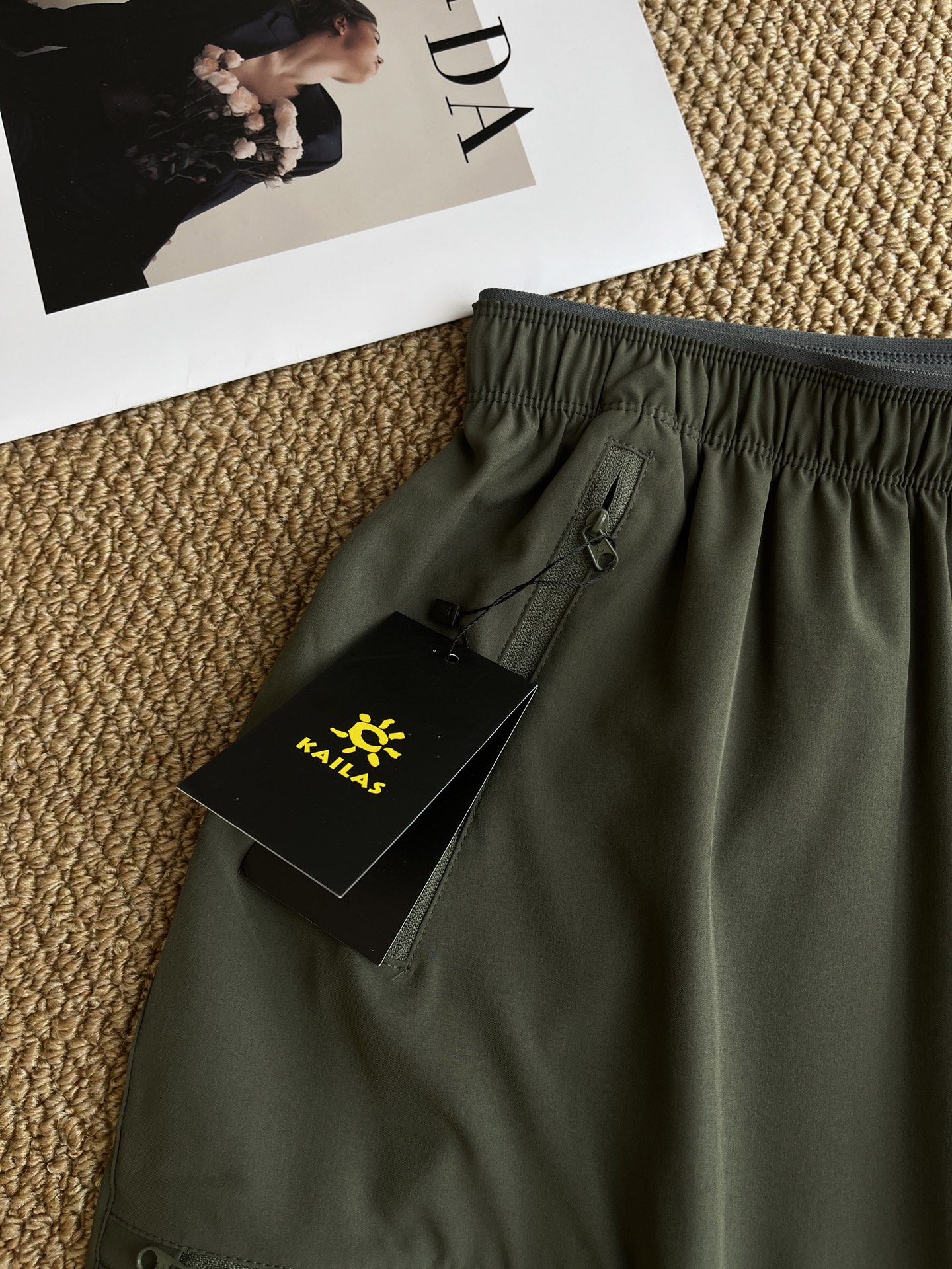 Kailas Men's Quick-Dry Athletic Shorts - Military Green, Sizes M-3XL 4 i1749121311973 1933 0 1
