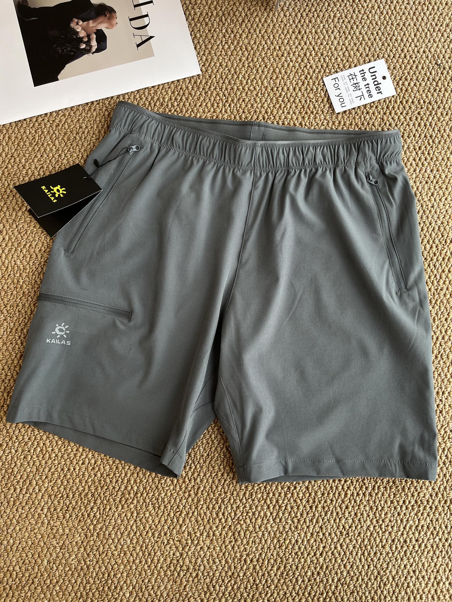 Kailas Men's Rhino Grey Quick-Dry Athletic Shorts - M to 3XL Sizes 1 i1749121493926 7153 0 0