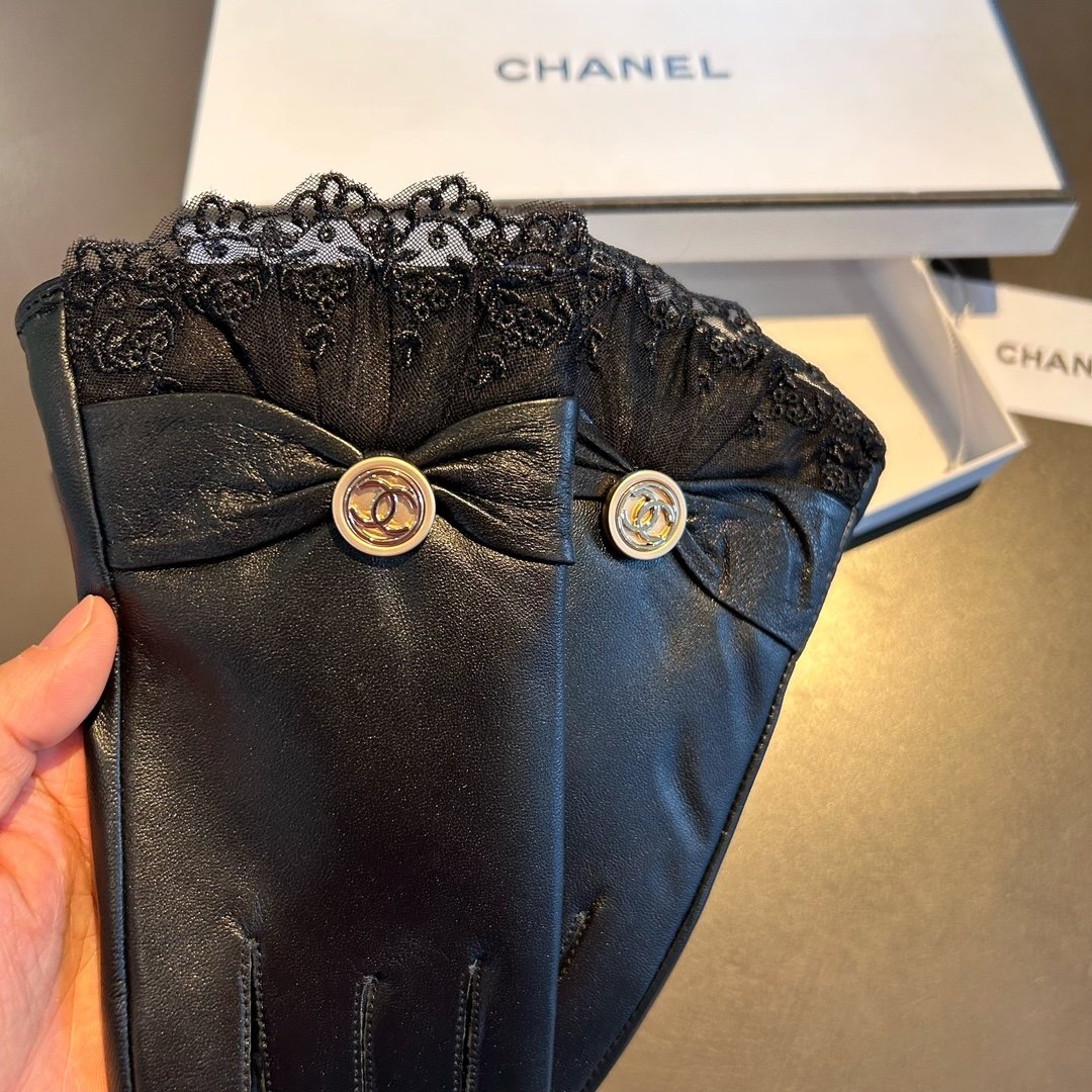 新款独家首发触屏手套Chanel香奈儿原单品质官网同步女士新款高档羊皮手套女神首选不可错过百分百选用进口