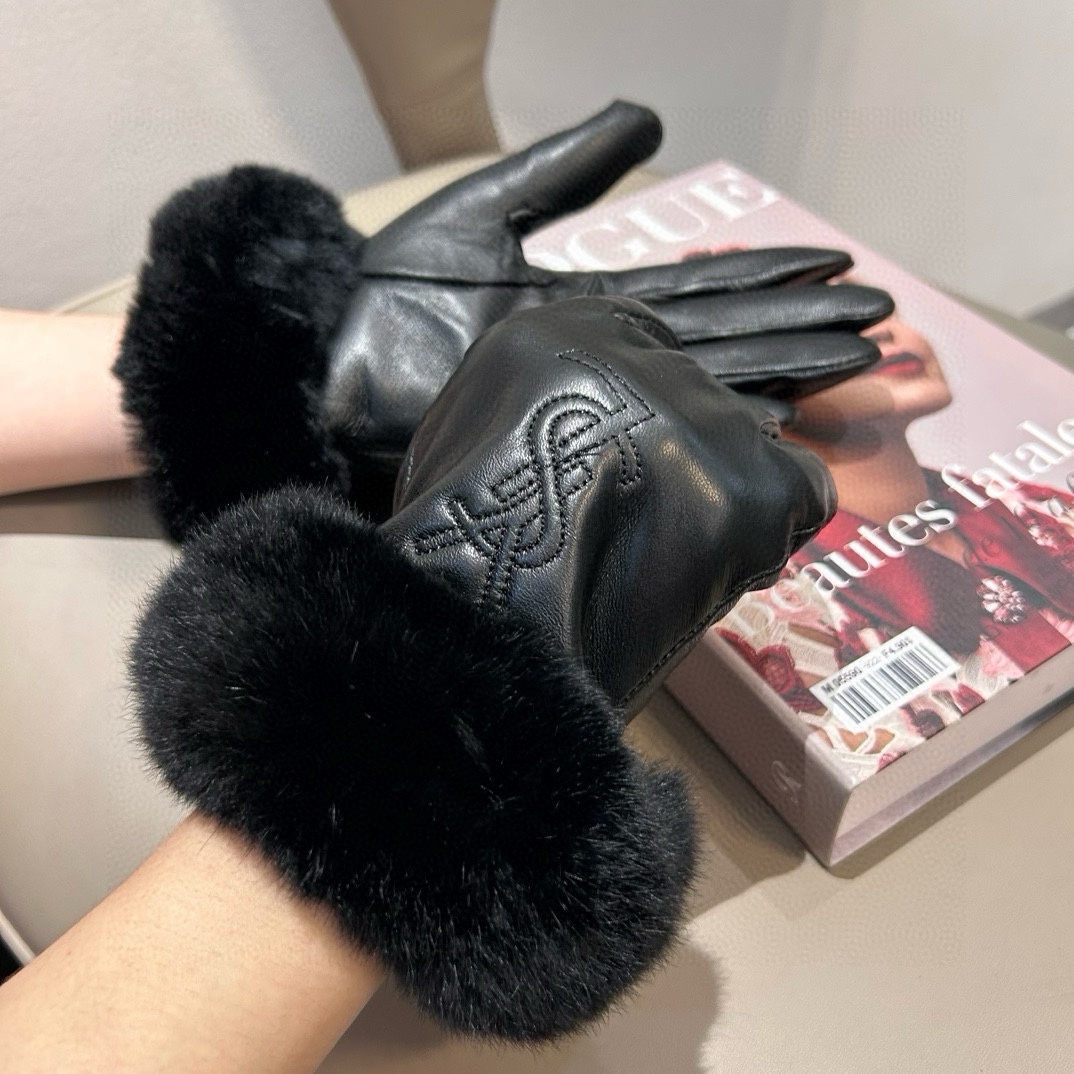 High-Skink Gloves: New Edition 2024 with Imported Sheep Hides and Warm Wool Inside - 图片 4