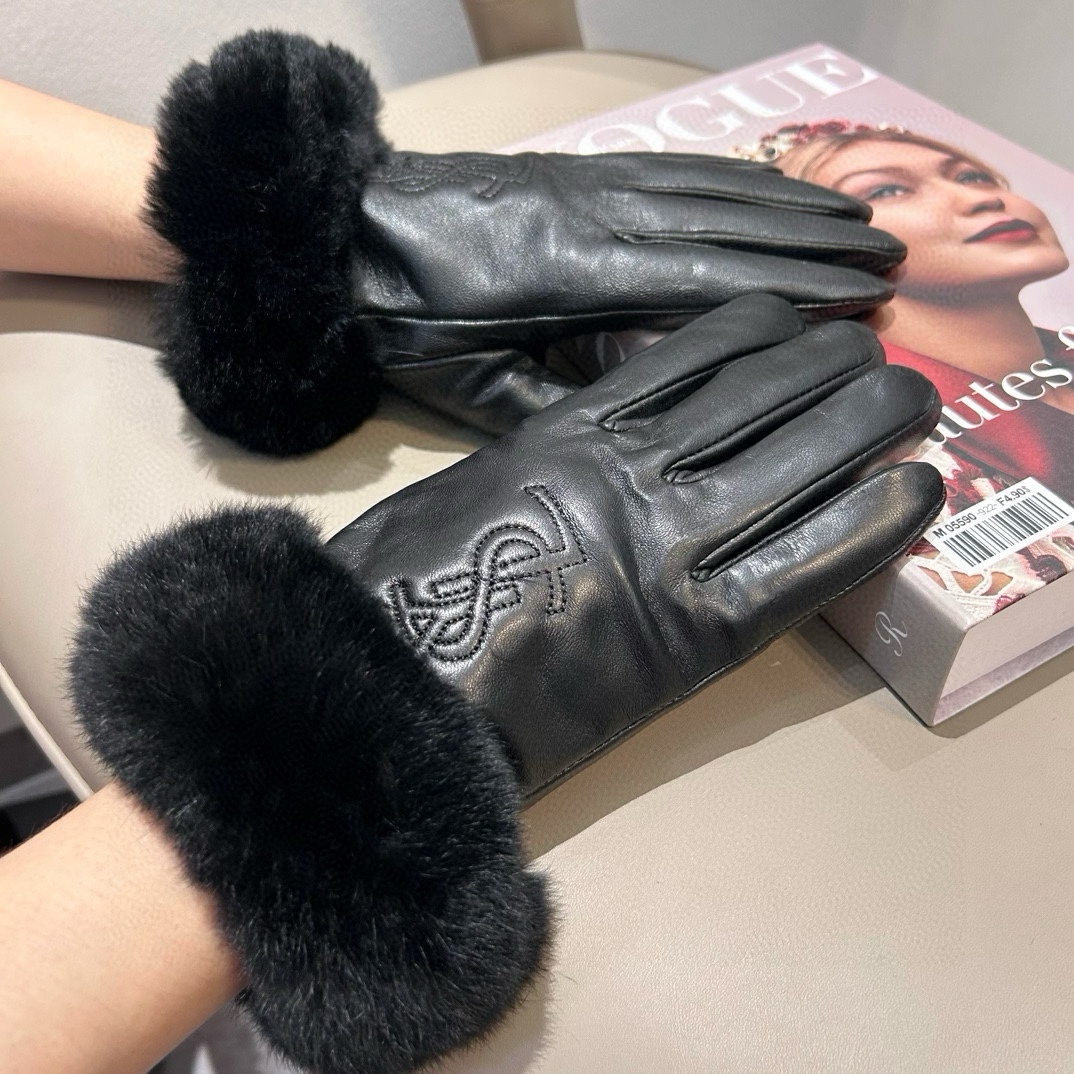 High-Skink Gloves: New Edition 2024 with Imported Sheep Hides and Warm Wool Inside - 图片 1
