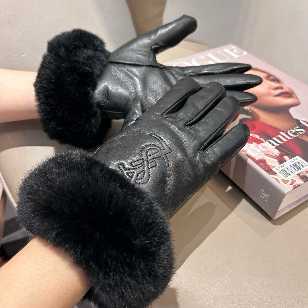 High-Skink Gloves: New Edition 2024 with Imported Sheep Hides and Warm Wool Inside - 图片 3