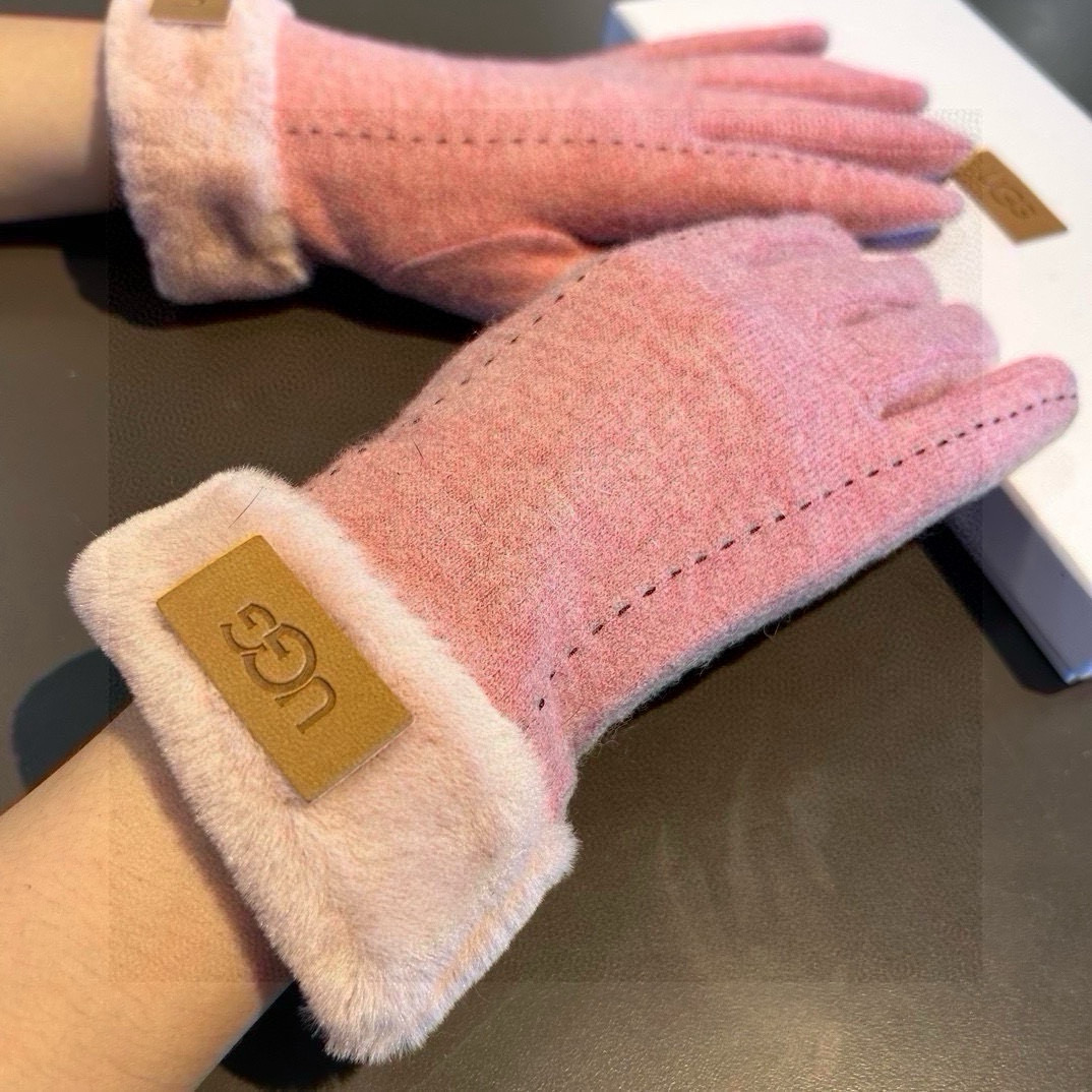 UGG2024: High-Quality Puffy Wool and Rabbit Hair Gloves Worth Comparing in Short-Cut Market - 图片 2