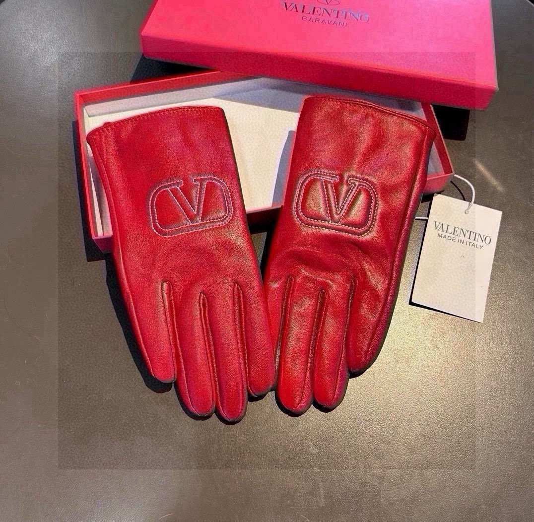 High-Quality Female Gloves: Valentino Series 238 with Imported Sheepskin for Warmth - 图片 4
