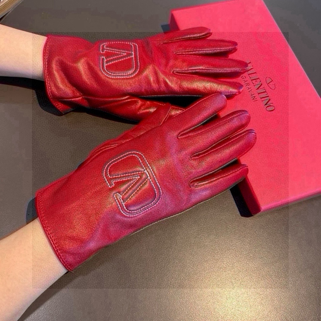 High-Quality Female Gloves: Valentino Series 238 with Imported Sheepskin for Warmth - 图片 3