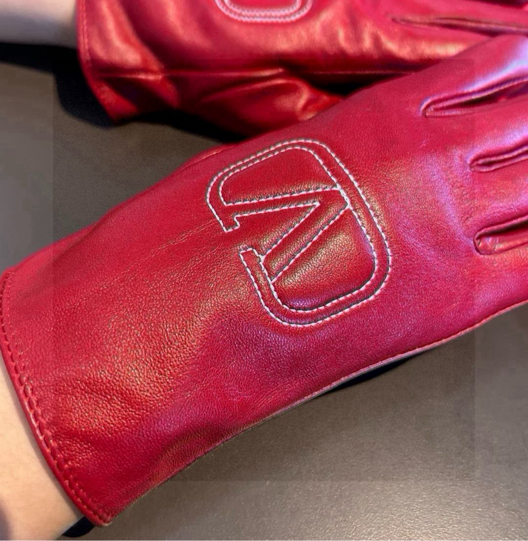 High-Quality Female Gloves: Valentino Series 238 with Imported Sheepskin for Warmth - 图片 2