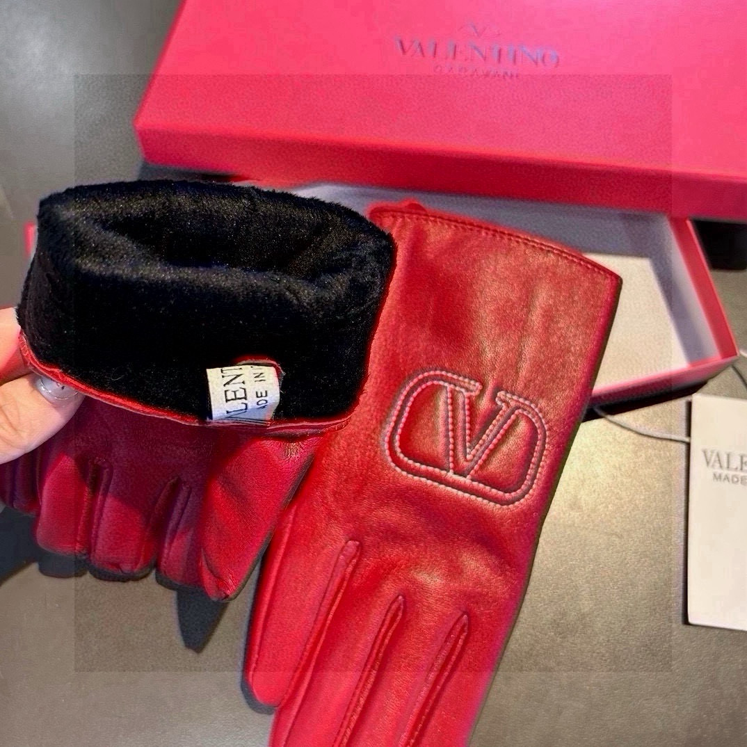 High-Quality Female Gloves: Valentino Series 238 with Imported Sheepskin for Warmth - 图片 5