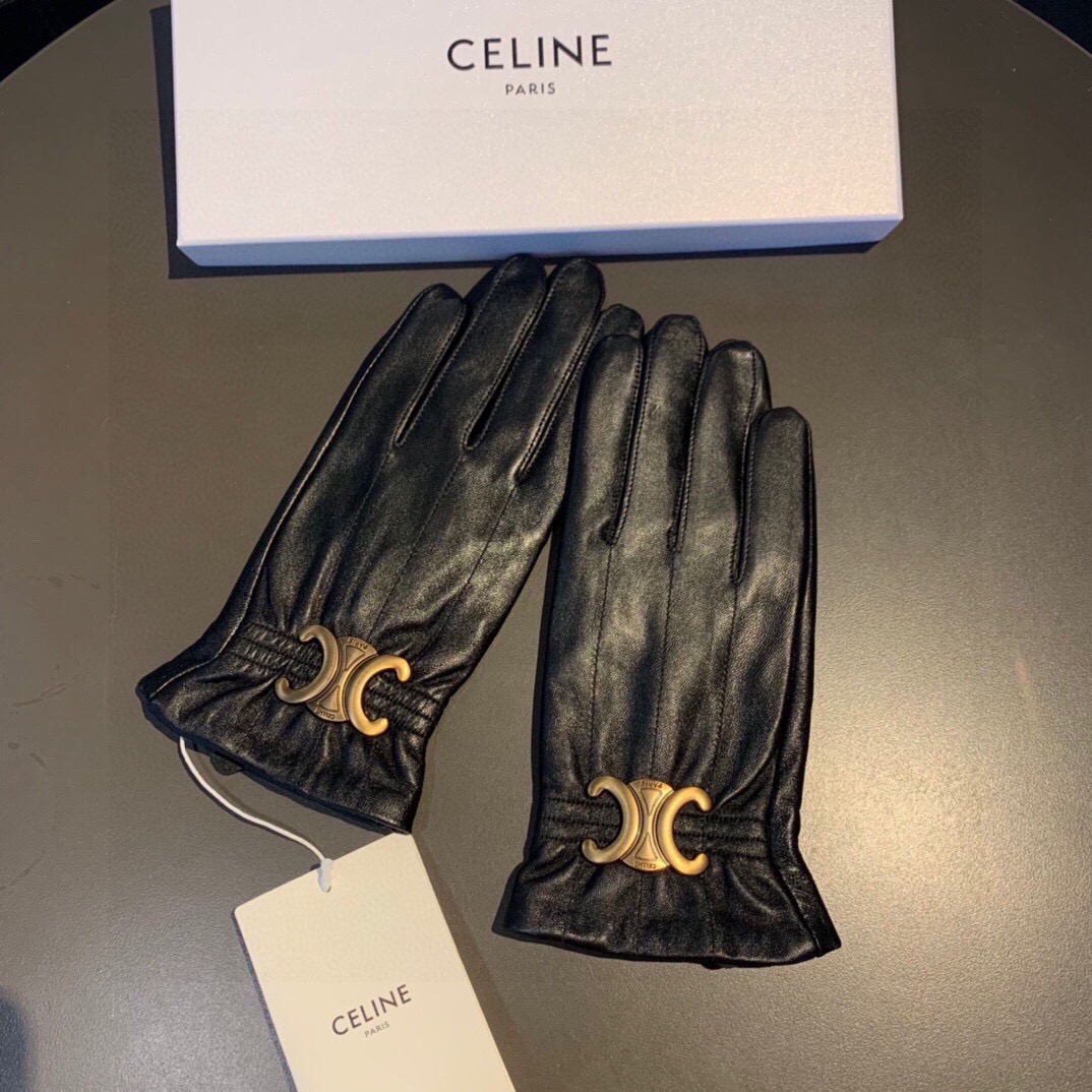 
2025新款独家首发‼️触屏手套 CELINE赛琳（原单品质）官网同步女士新款高档羊皮手套🎉🎉女神首选