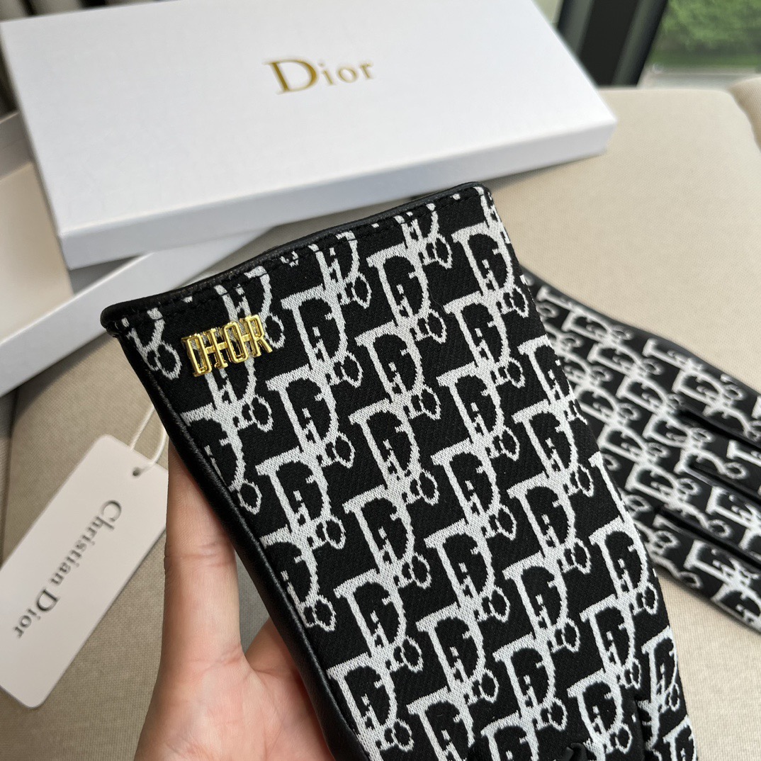 
新款独家首发‼️触屏手套 Dior迪奥【原单品质】官网同步女士新款高档羊皮手套🎉🎉女神集美们首选 不可