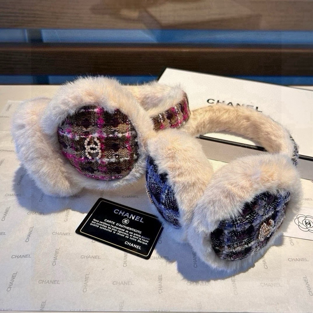 🌈疯狂打call值得拥有💫💕人间白富美,网红明星同款😍香奈儿滑雪耳罩，日常保暖☺出行必备✈️滑雪日常凹造