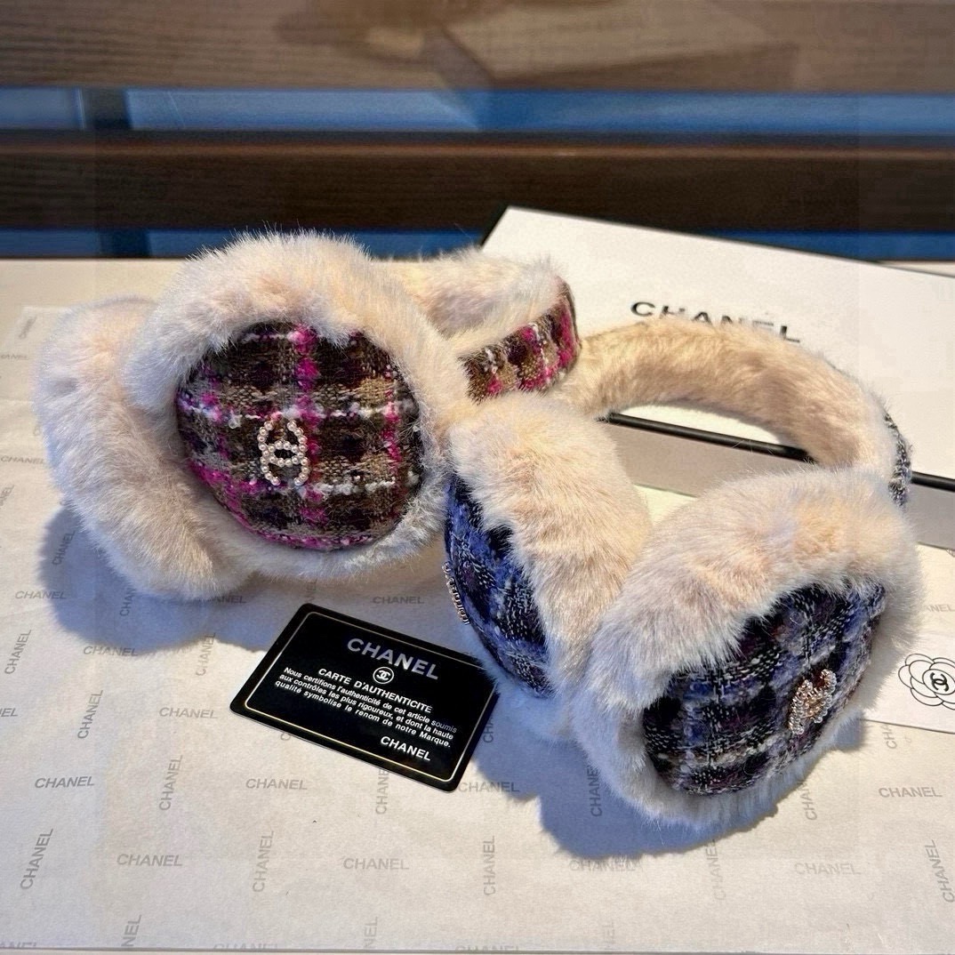 🌈疯狂打call值得拥有💫💕人间白富美,网红明星同款😍香奈儿滑雪耳罩，日常保暖☺出行必备✈️滑雪日常凹造