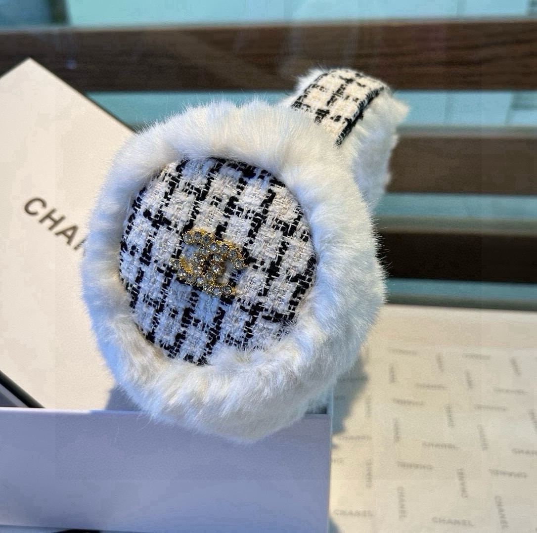 🌈疯狂打call值得拥有💫💕人间白富美,网红明星同款😍香奈儿滑雪耳罩，日常保暖☺出行必备✈️滑雪日常凹造