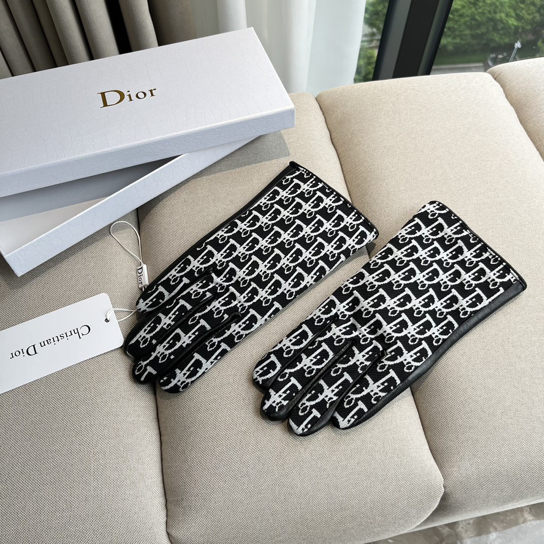 新款独家首发‼️触屏手套 Dior迪奥【原单品质】官网同步女士新款高档羊皮手套🎉🎉女神集美们首选 不可错