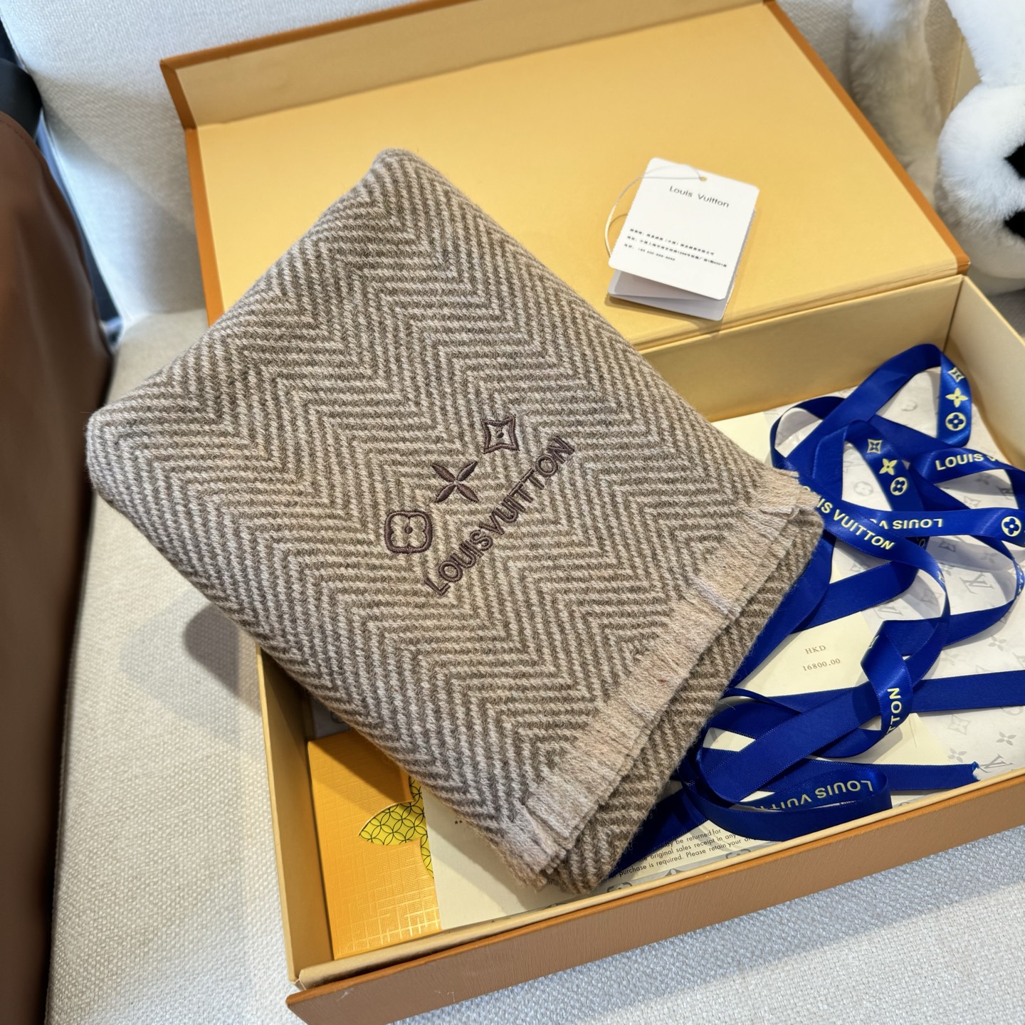 Louis Vuitton Lv羊绒围巾送给 重磅上新 渠道 硬货～出口意大利 客供面料100%羊绒 手感软糯