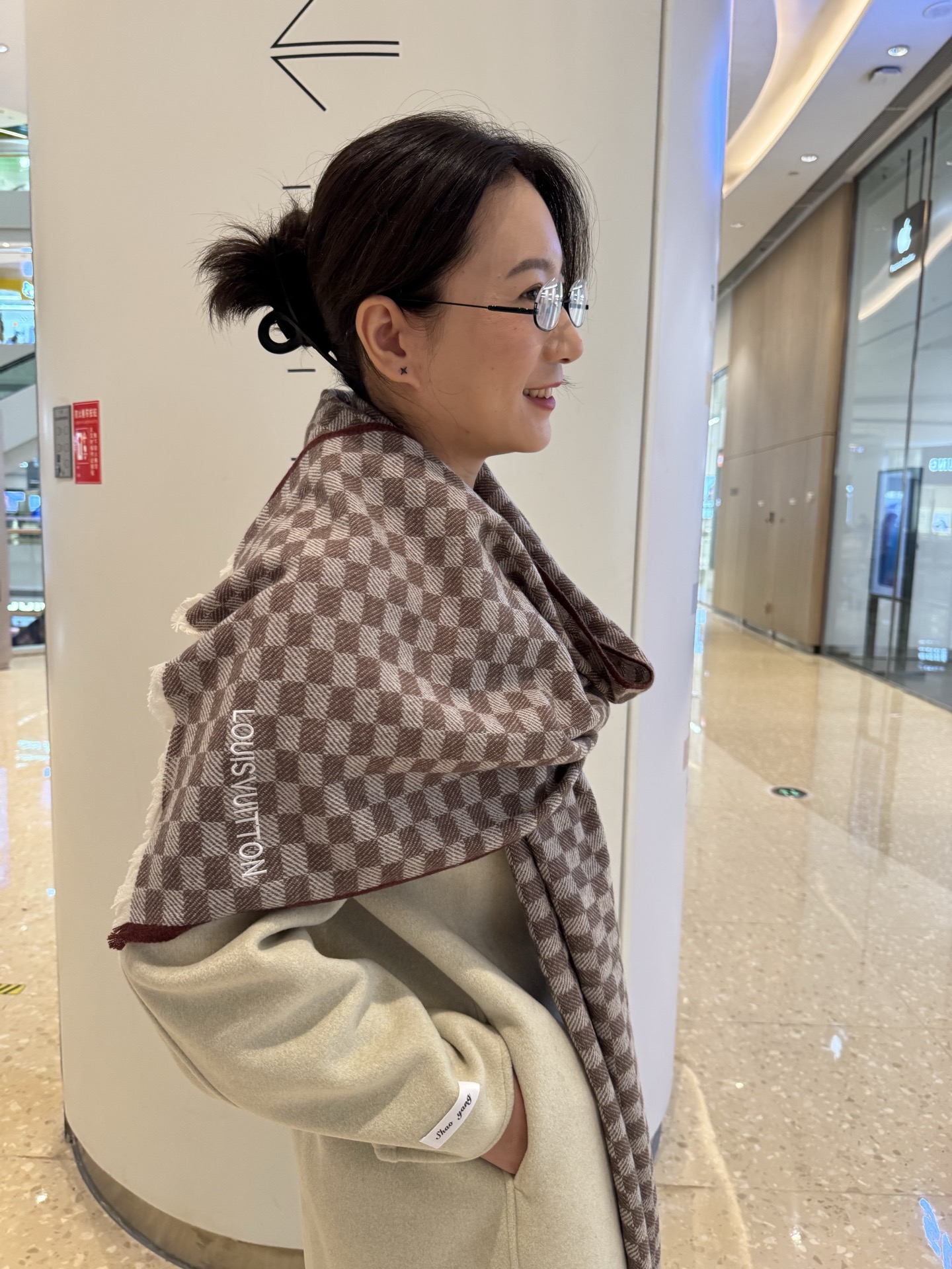 Louis Vuitton Lv羊绒围巾送给 重磅上新 渠道 硬货～出口意大利 客供面料100%羊绒 手感软糯
