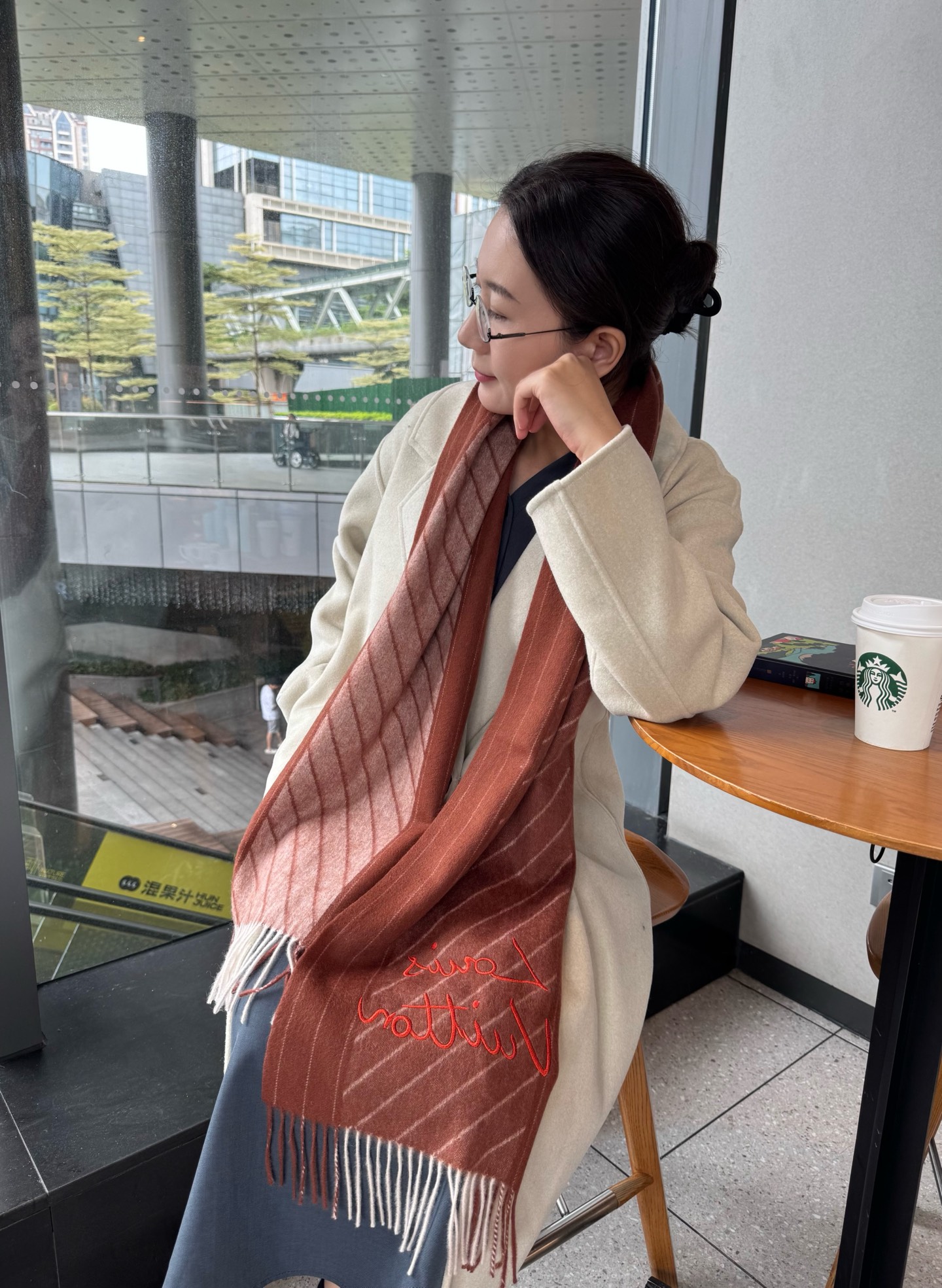 Louis Vuitton Lv羊绒围巾送给 重磅上新 渠道 硬货～出口意大利 客供面料100%羊绒 手感软糯