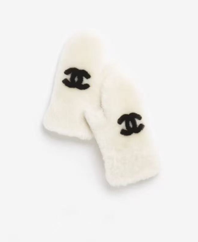 （带子可以拆下）Chanel 香奈儿2025秋冬羊毛长款羊皮手套👍手机触屏，值得对比。。同款不同品质，秒