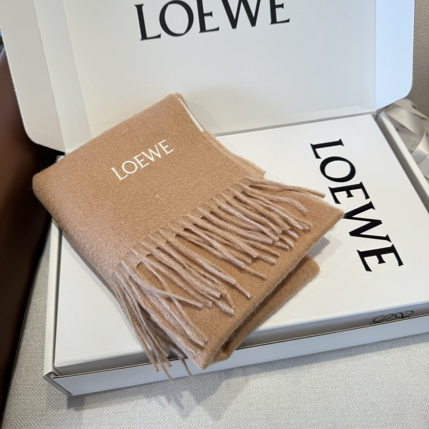 Loewe scarf Loewe Loewe loewe logo 30x 180cm — photo 10