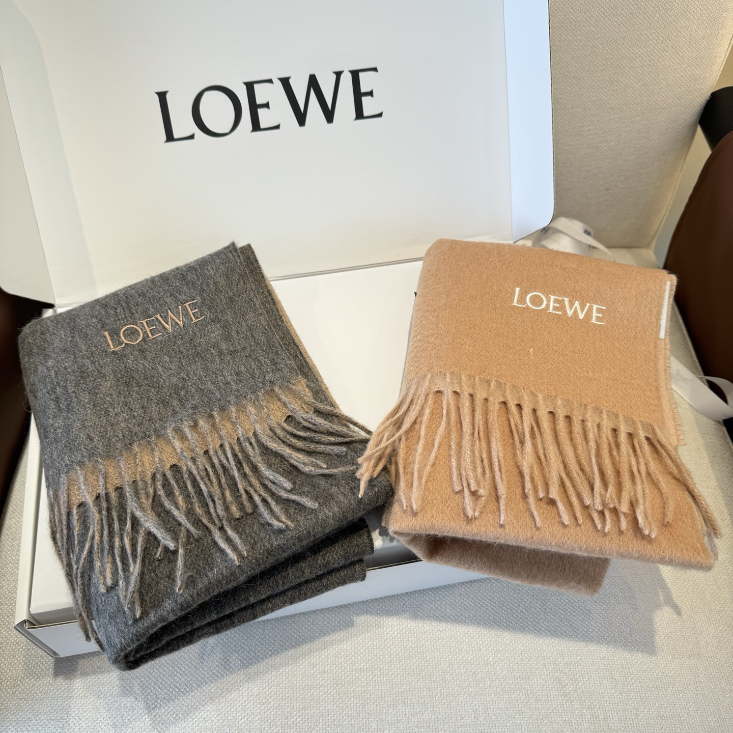 Loewe scarf Loewe Loewe loewe logo 30x 180cm — photo 4