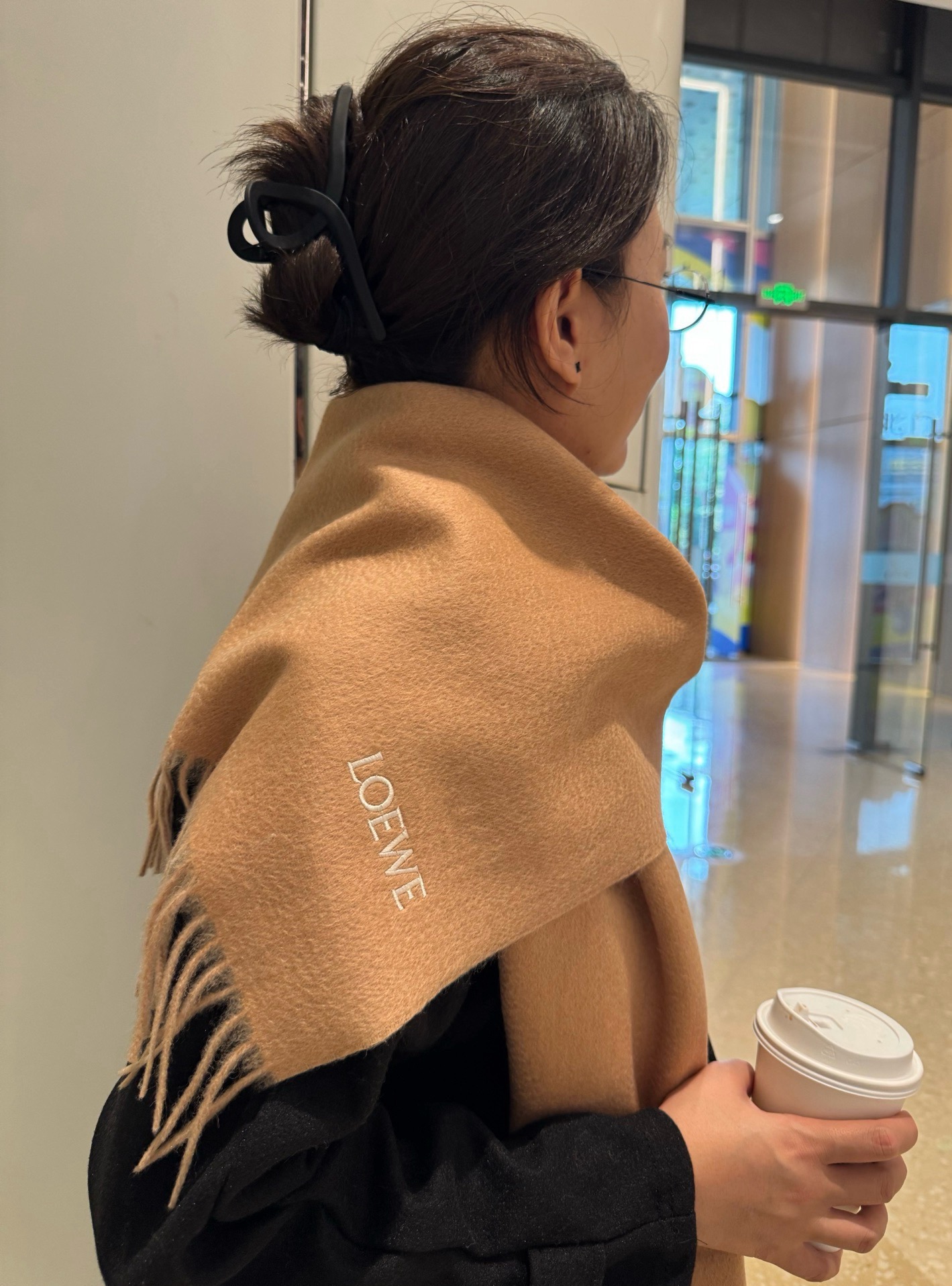 Loewe scarf Loewe Loewe loewe logo 30x 180cm — photo 3