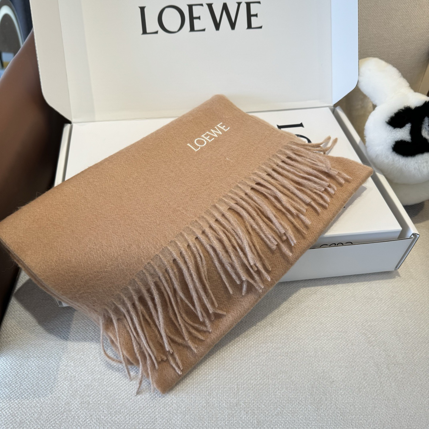 Loewe scarf Loewe Loewe loewe logo 30x 180cm — photo 6