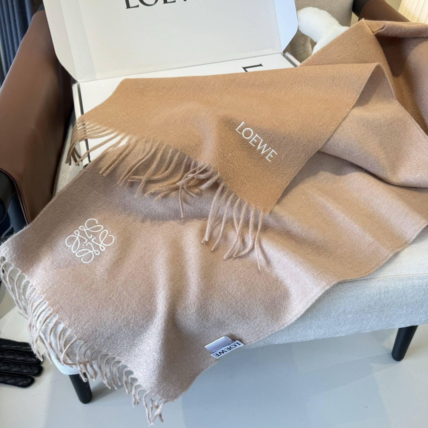 Loewe scarf Loewe Loewe loewe logo 30x 180cm — photo 9