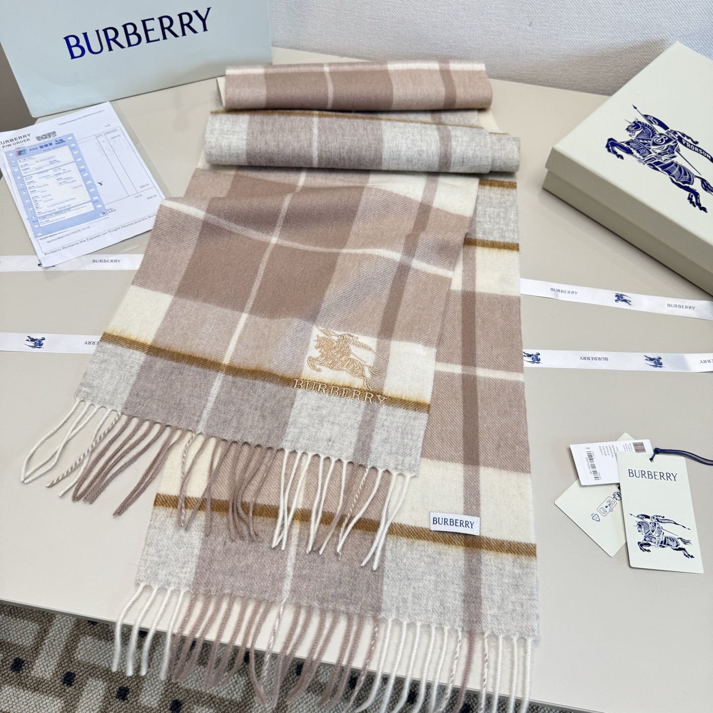 burberry scarf Classical 30*180cm — photo 5