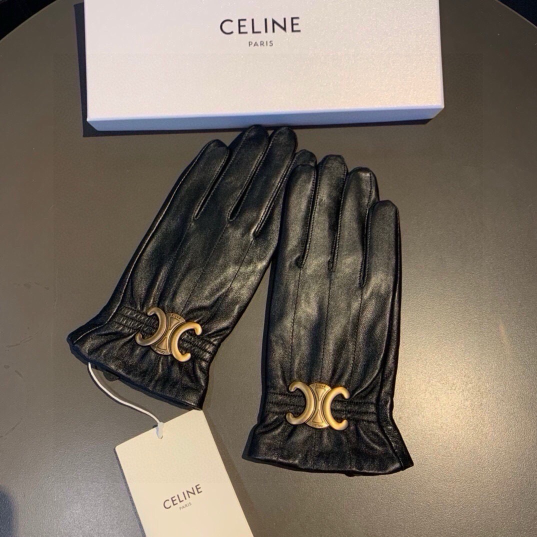 2026新款独家首发‼️触屏手套 CELINE赛琳（原单品质）官网同步女士新款高档羊皮手套🎉🎉女神首选 不可错过💁💁百分