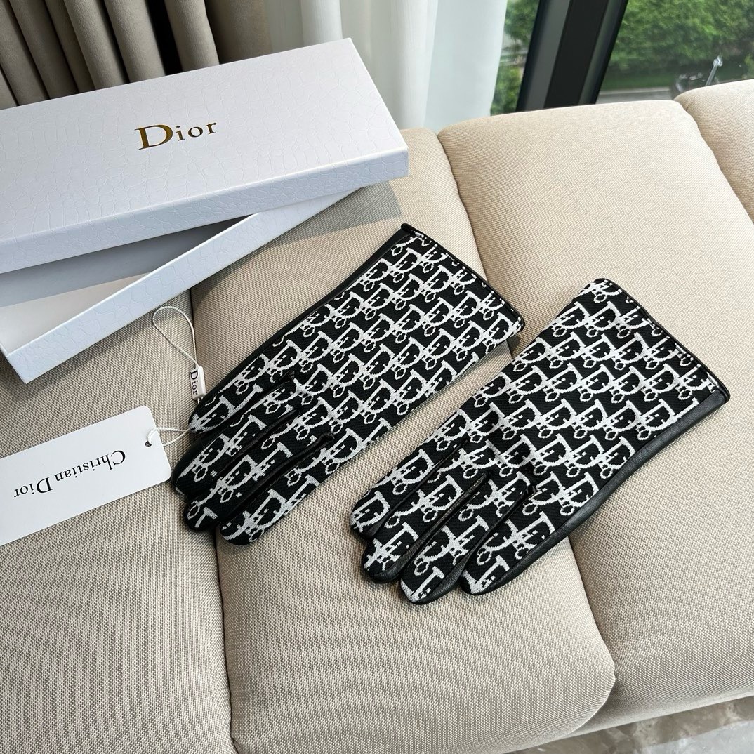 新款独家首发‼️触屏手套 Dior迪奥【原单品质】官网同步女士新款高档羊皮手套🎉🎉女神集美们首选 不可错过💁💁百分百选用