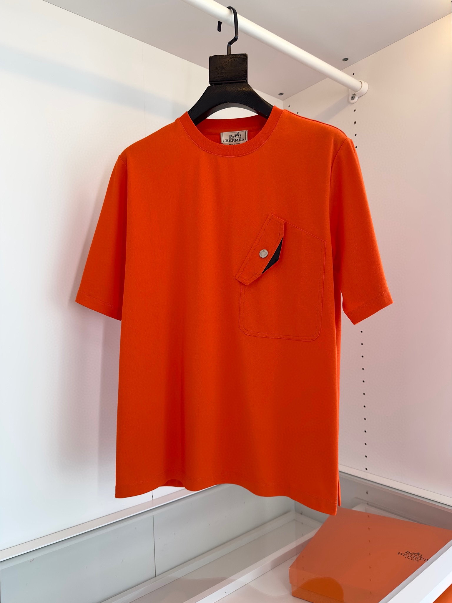Hermes Clothing T-Shirt Best Replica New Style
 Beige Green Orange White Cotton Spring/Summer Collection Fashion Short Sleeve