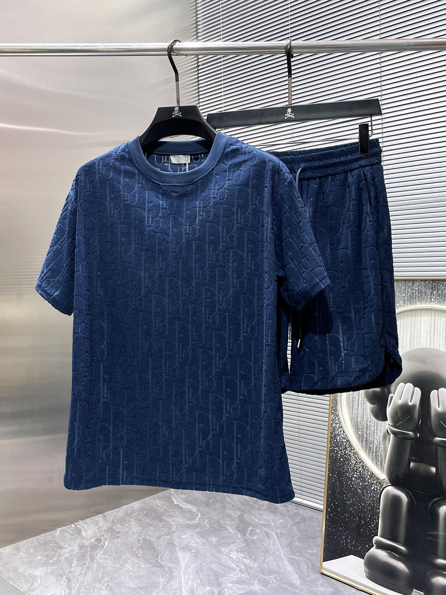 P top 80 pantalones cortos 95 Dior 2026ss primavera y verano nuevo traje casual de pantalones cortos de manga corta, ¡v…
