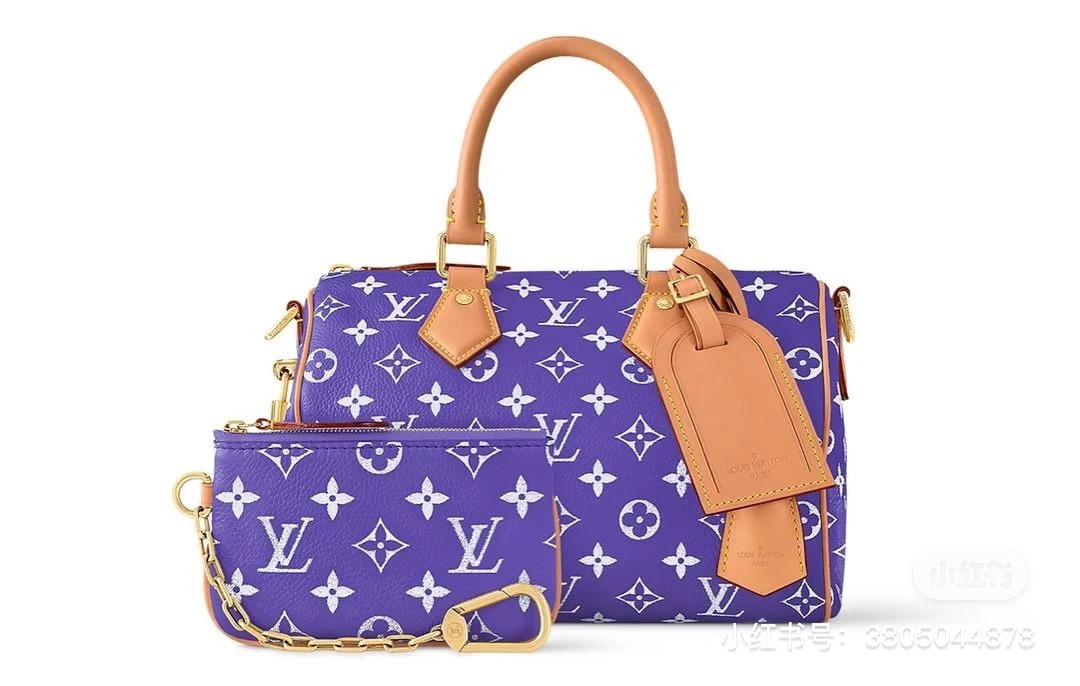 Louis Vuitton LV Speedy Bags Handbags Purple Violets M11562