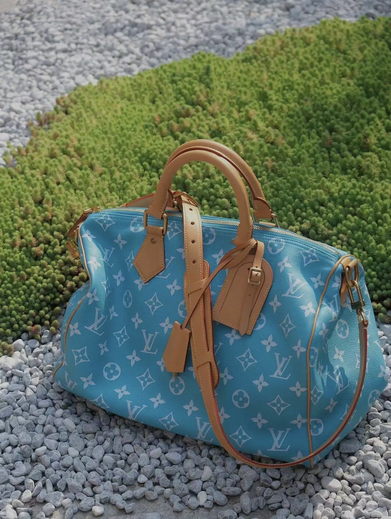 Louis Vuitton LV Speedy Tassen handtassen Blauw M11564