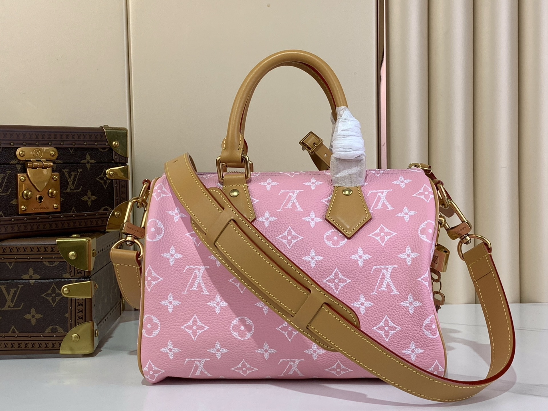 【SPEEDY BANDOULIÈRE25 手袋 】M24437 M13912 M24440粉色本款 S