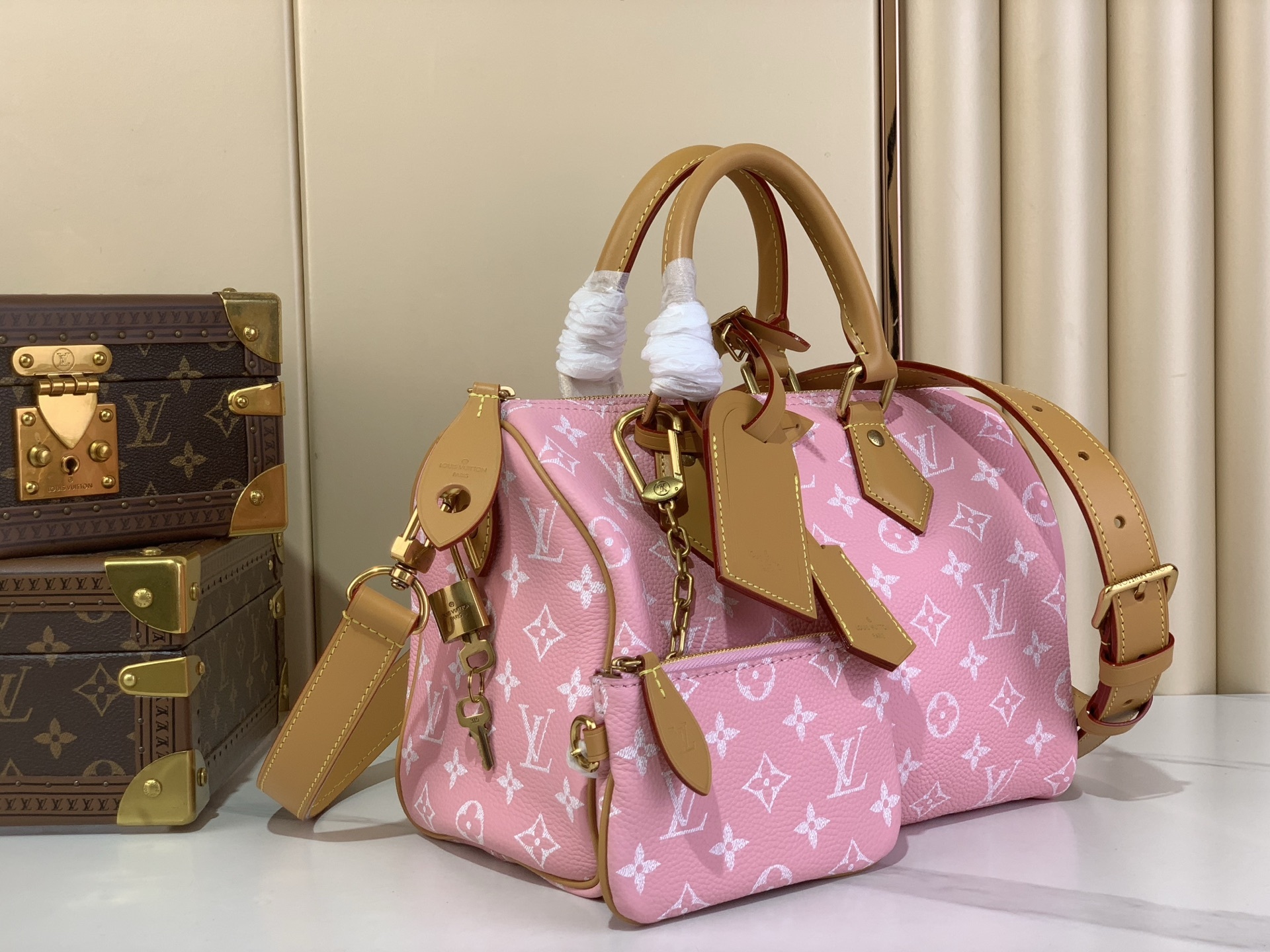 【SPEEDY BANDOULIÈRE25 手袋 】M24437 M13912 M24440粉色本款 S