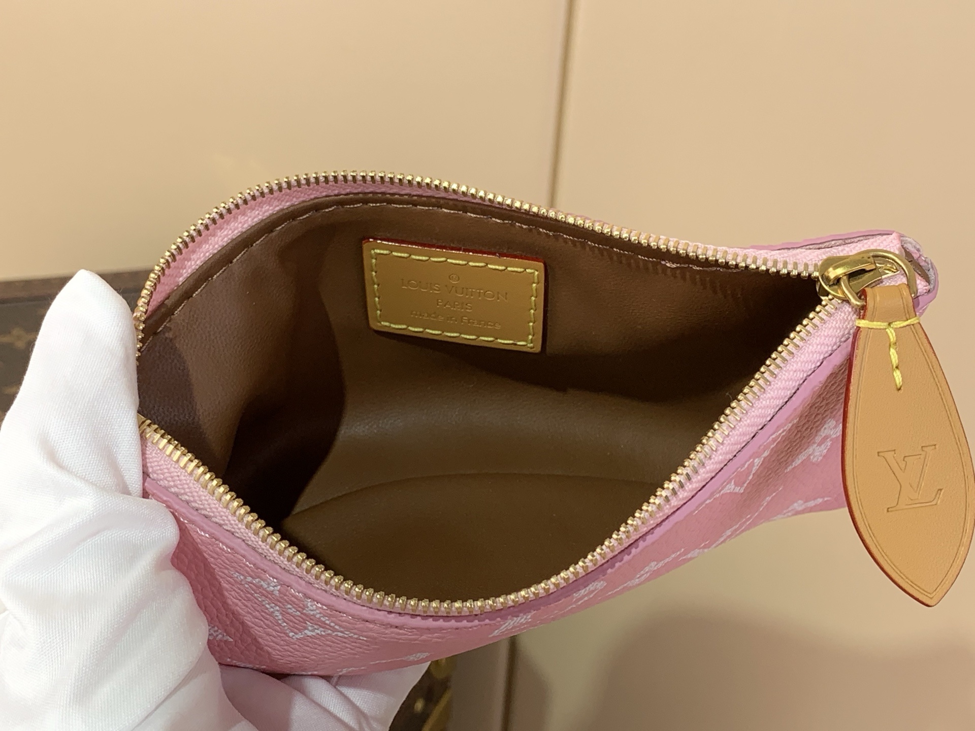 【SPEEDY BANDOULIÈRE30 手袋 】M14064粉色(全皮)本款 Speedy Band