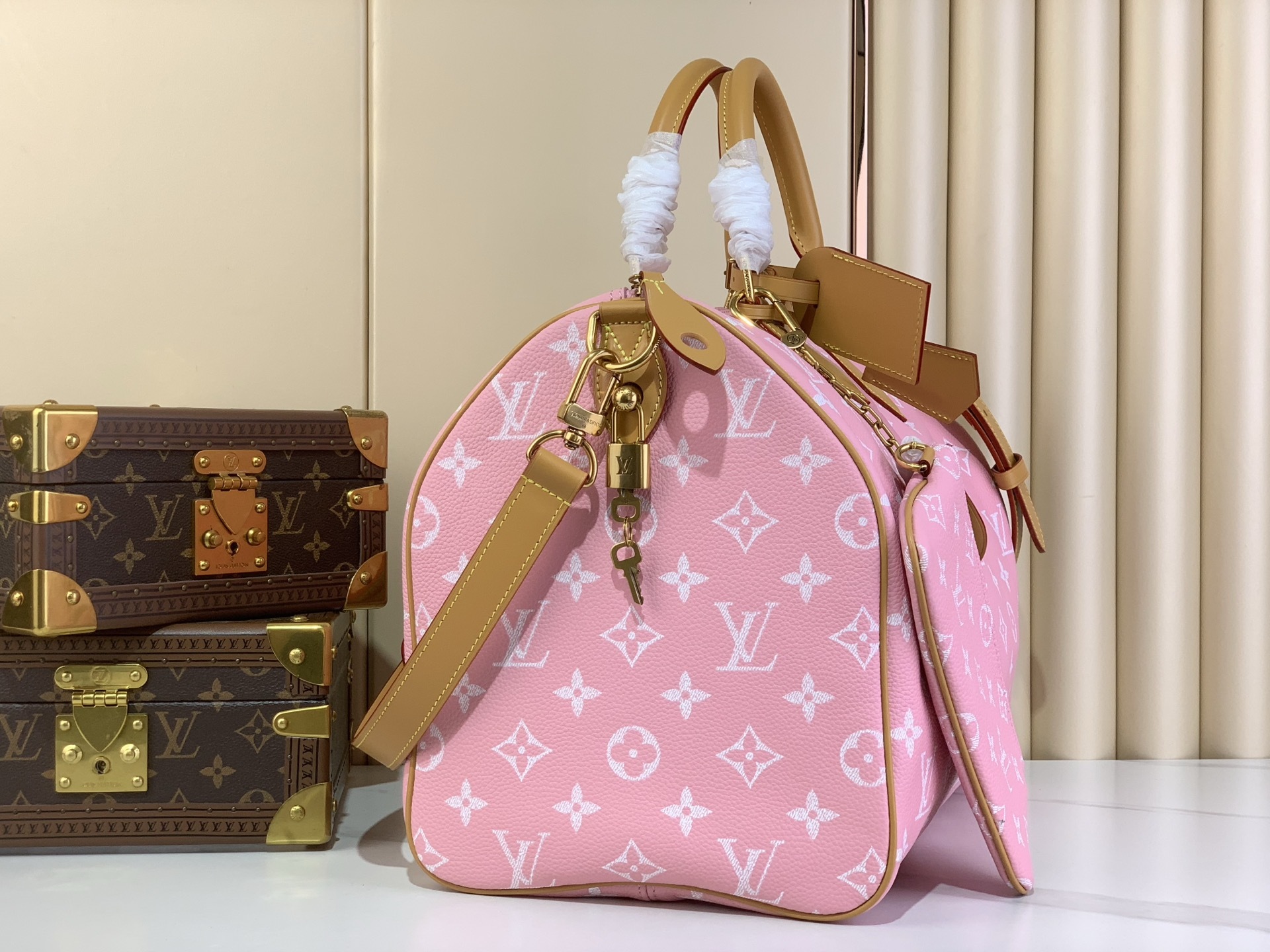 【SPEEDY BANDOULIÈRE40手袋】M24417绿色 M24418蓝色 M24419黄色 M