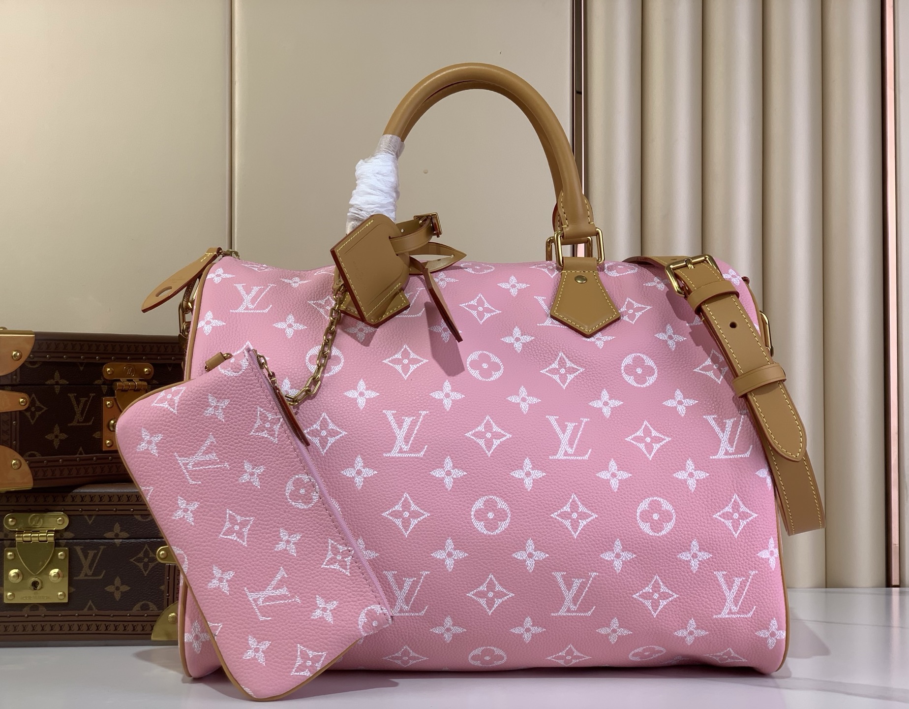 【SPEEDY BANDOULIÈRE40手袋】M24417绿色 M24418蓝色 M24419黄色 M