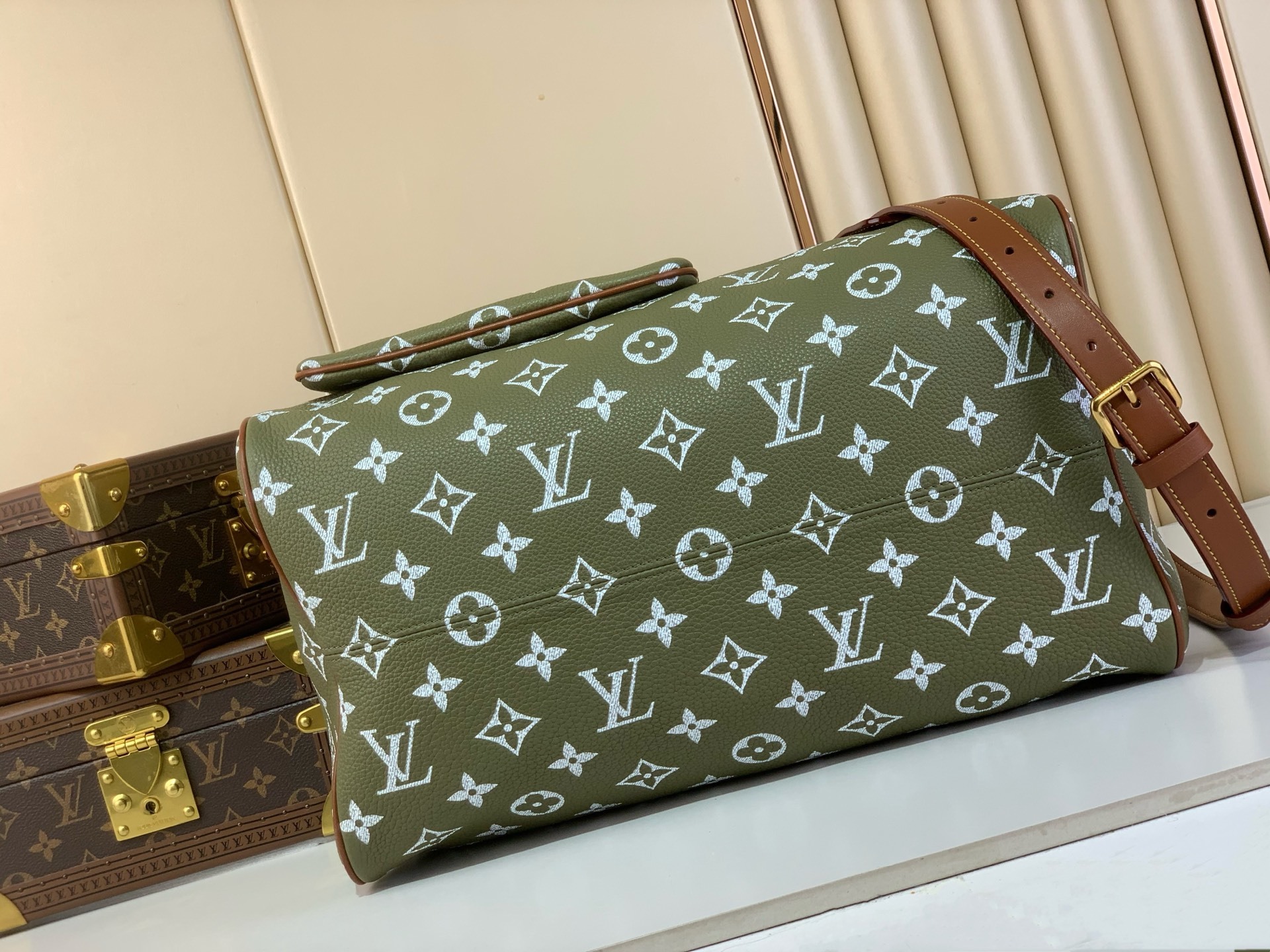 【SPEEDY BANDOULIÈRE40手袋】M24417绿色 M24418蓝色 M24419黄色 M