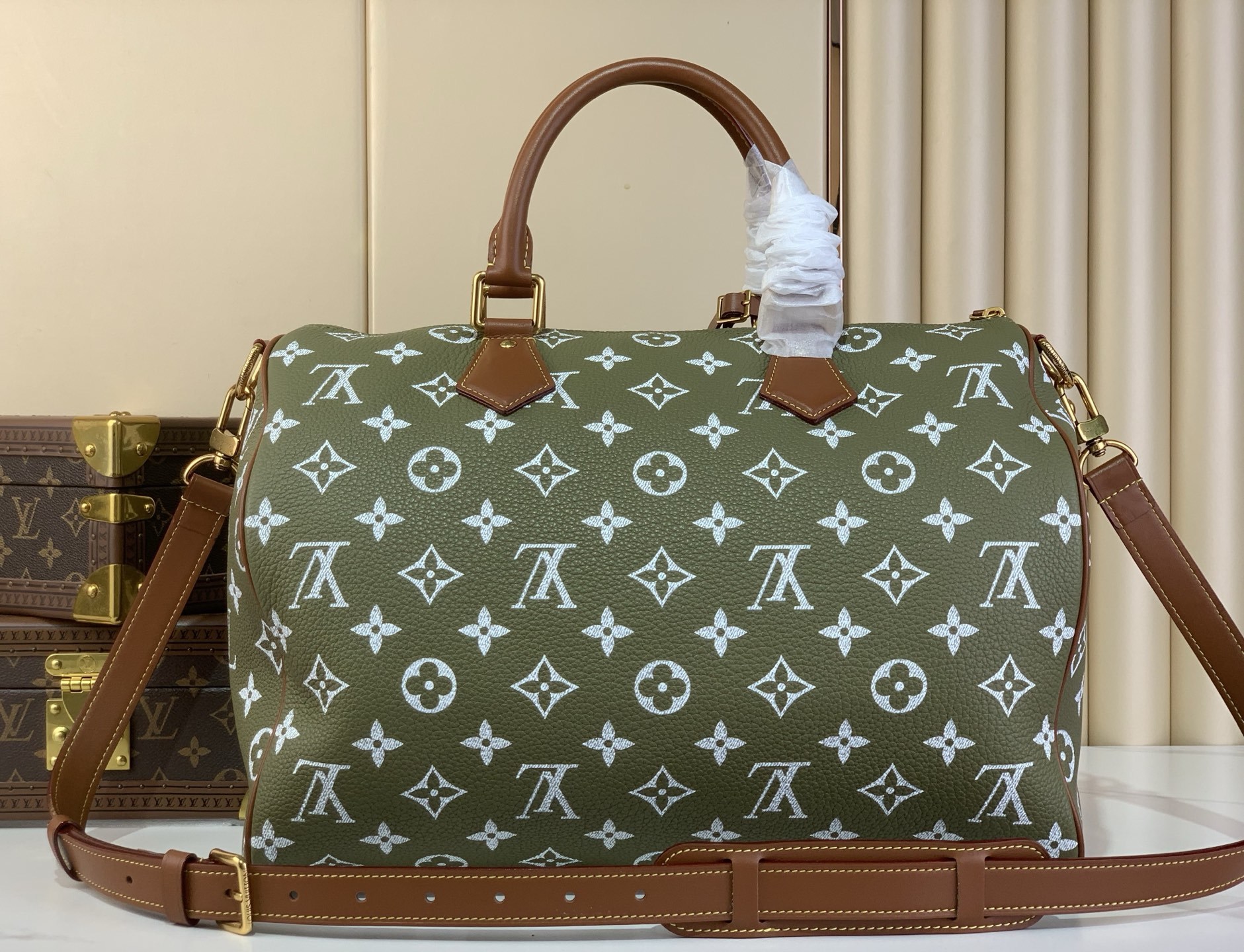 【SPEEDY BANDOULIÈRE40手袋】M24417绿色 M24418蓝色 M24419黄色 M