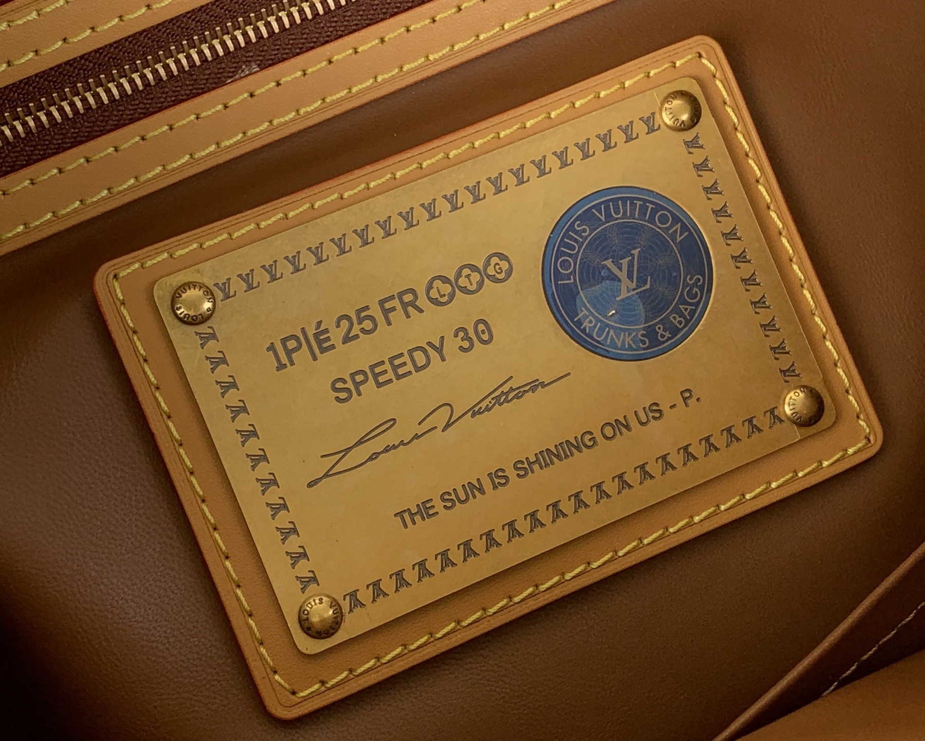 【SPEEDY BANDOULIÈRE30 手袋 】M14064紫色(全皮刺绣)本款 Speedy Ba