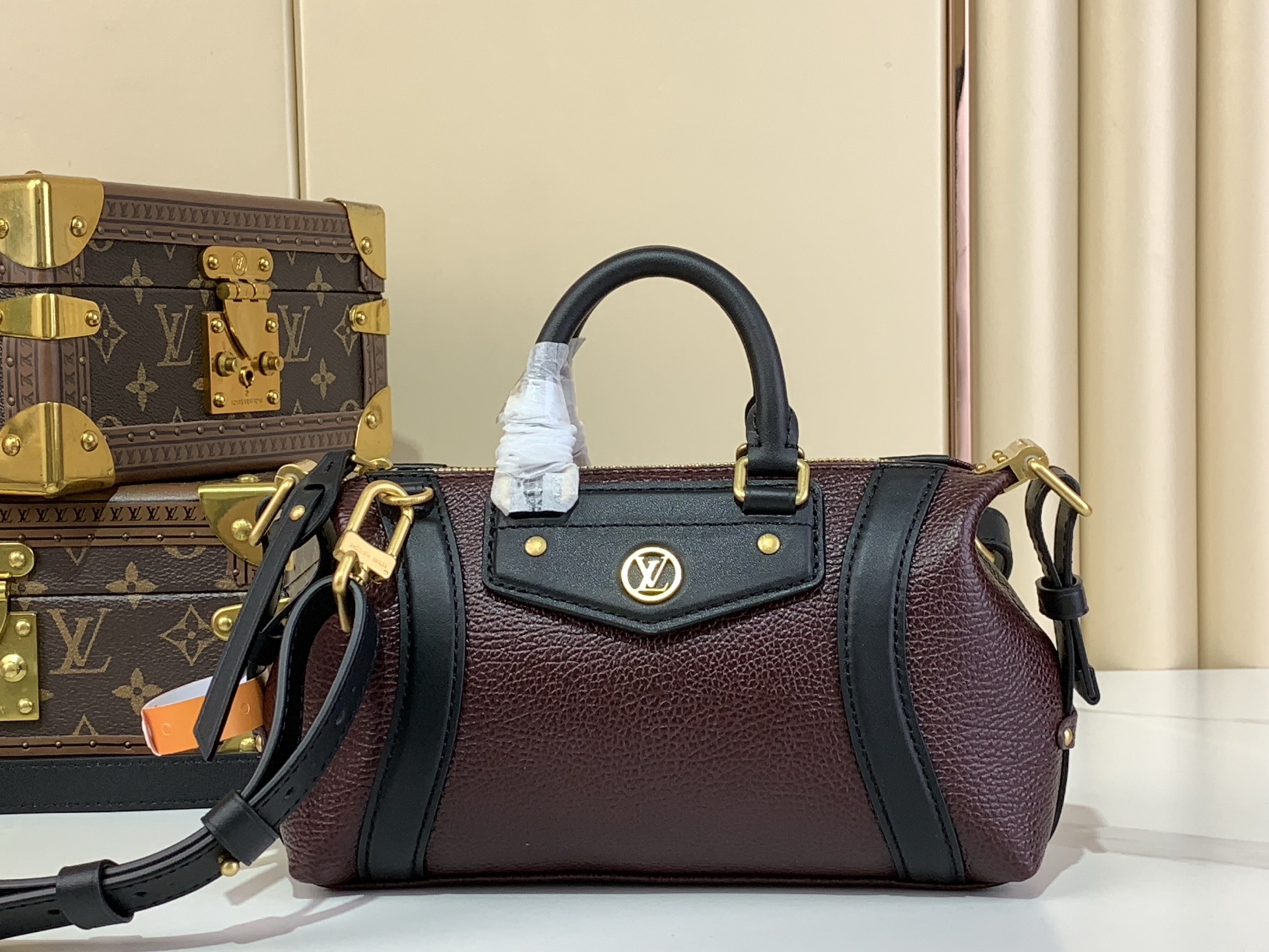 Louis Vuitton Nano Biker Bag Wine Red, 10 x 10 x 23 cm