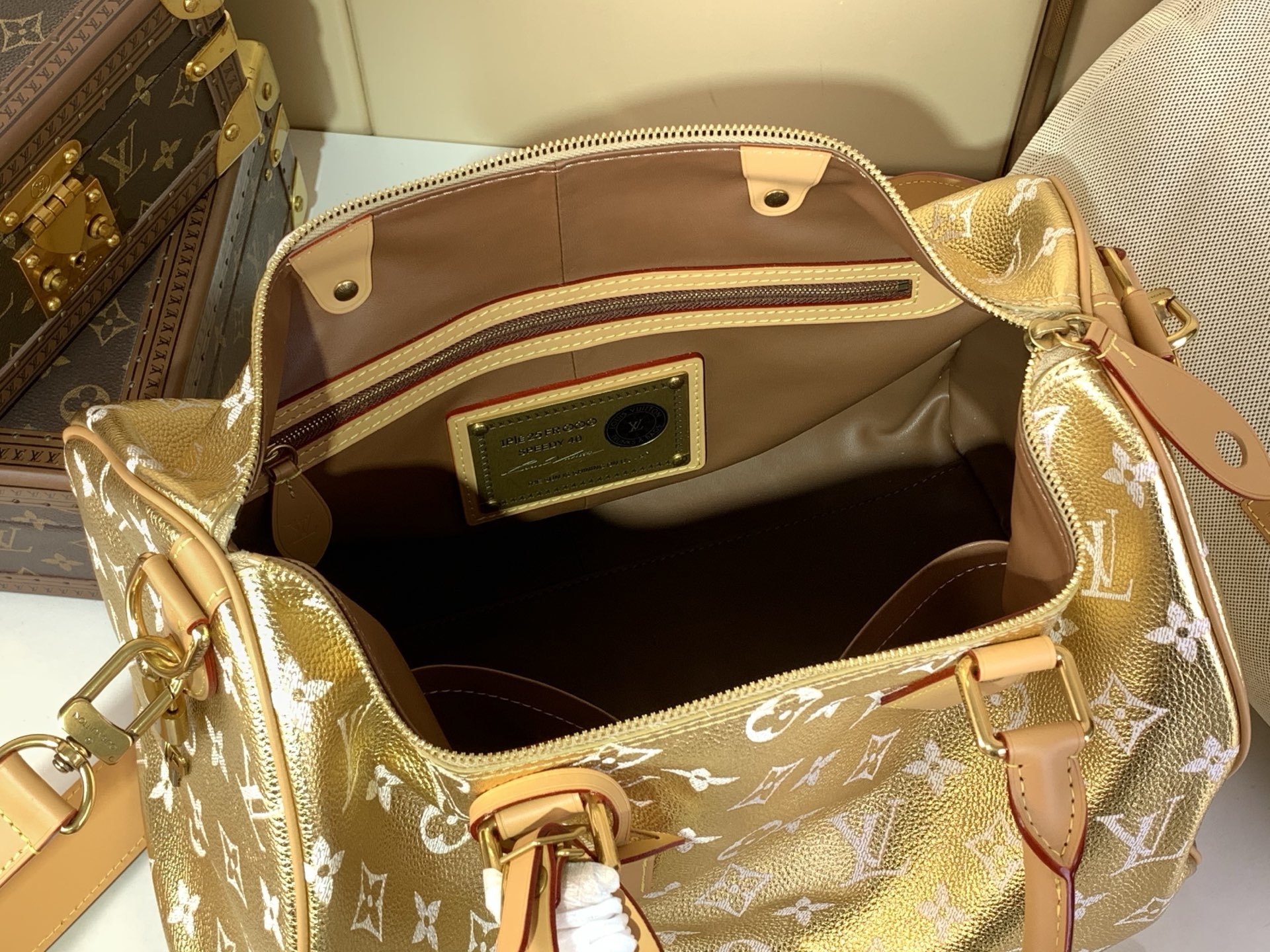 【SPEEDY BANDOULIÈRE40手袋】M24417绿色 M24418蓝色 M24419黄色 M