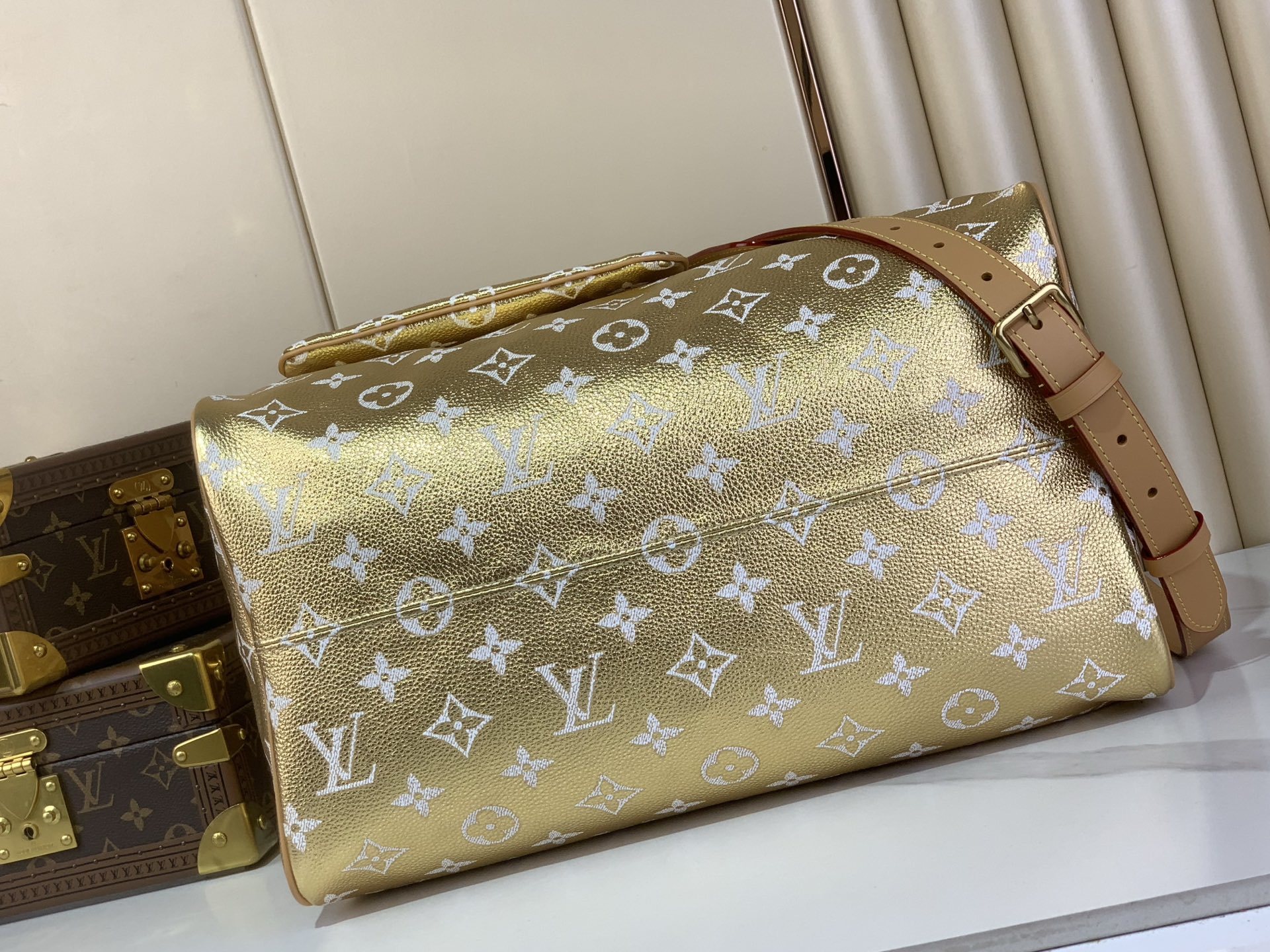 【SPEEDY BANDOULIÈRE40手袋】M24417绿色 M24418蓝色 M24419黄色 M