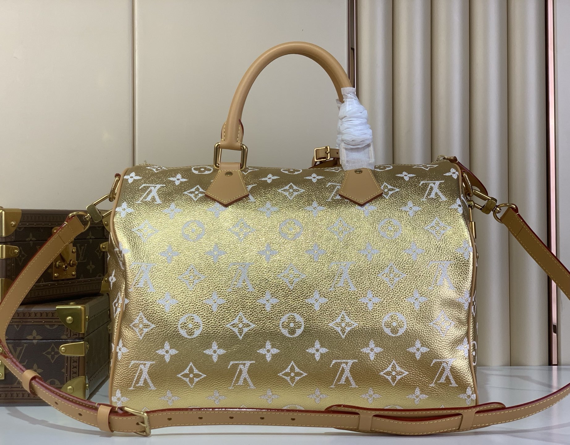 【SPEEDY BANDOULIÈRE40手袋】M24417绿色 M24418蓝色 M24419黄色 M