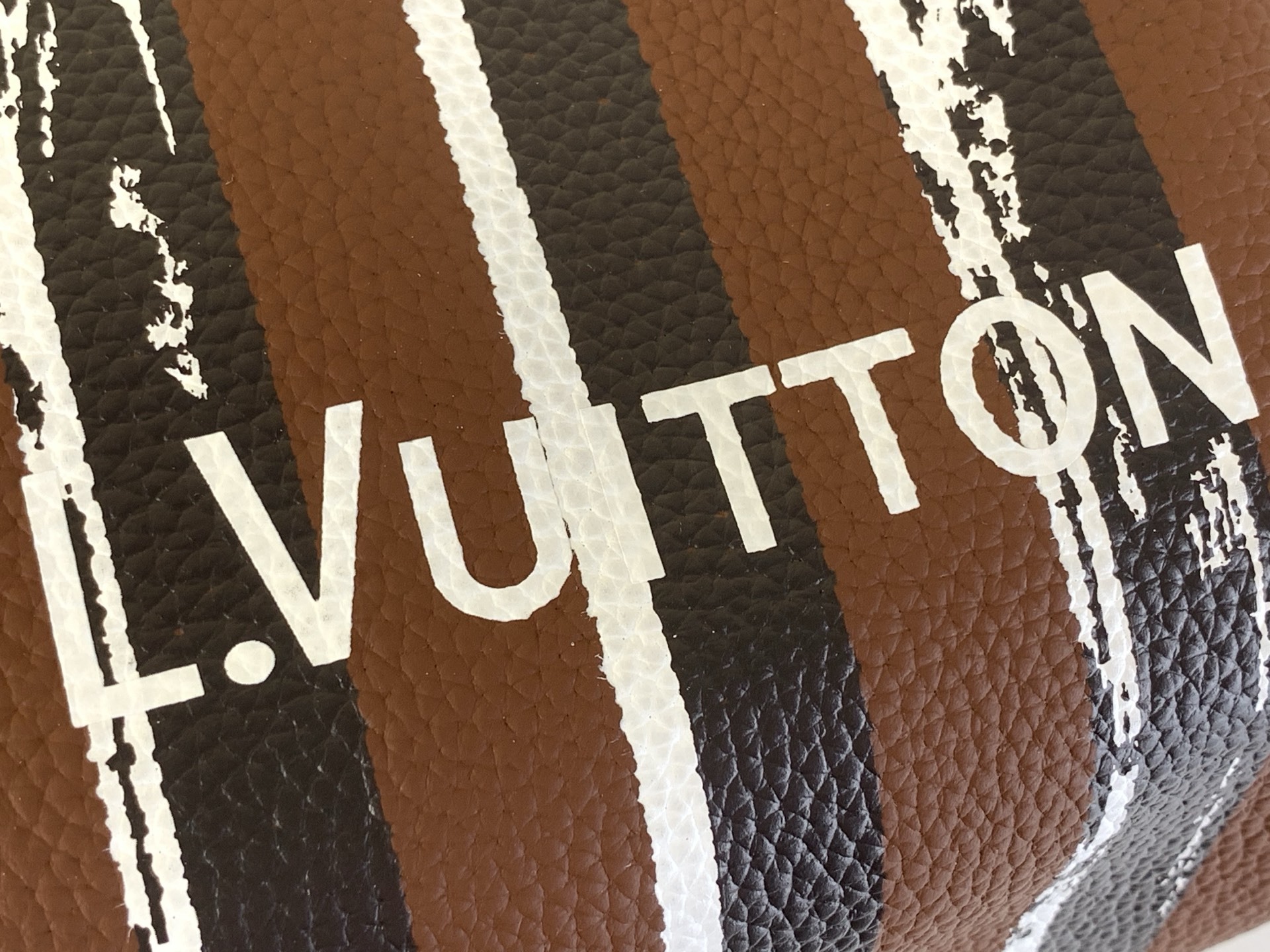 【SPEEDY BANDOULIÈRE30 手袋 】M14064咖啡(条纹)本款 Speedy Band