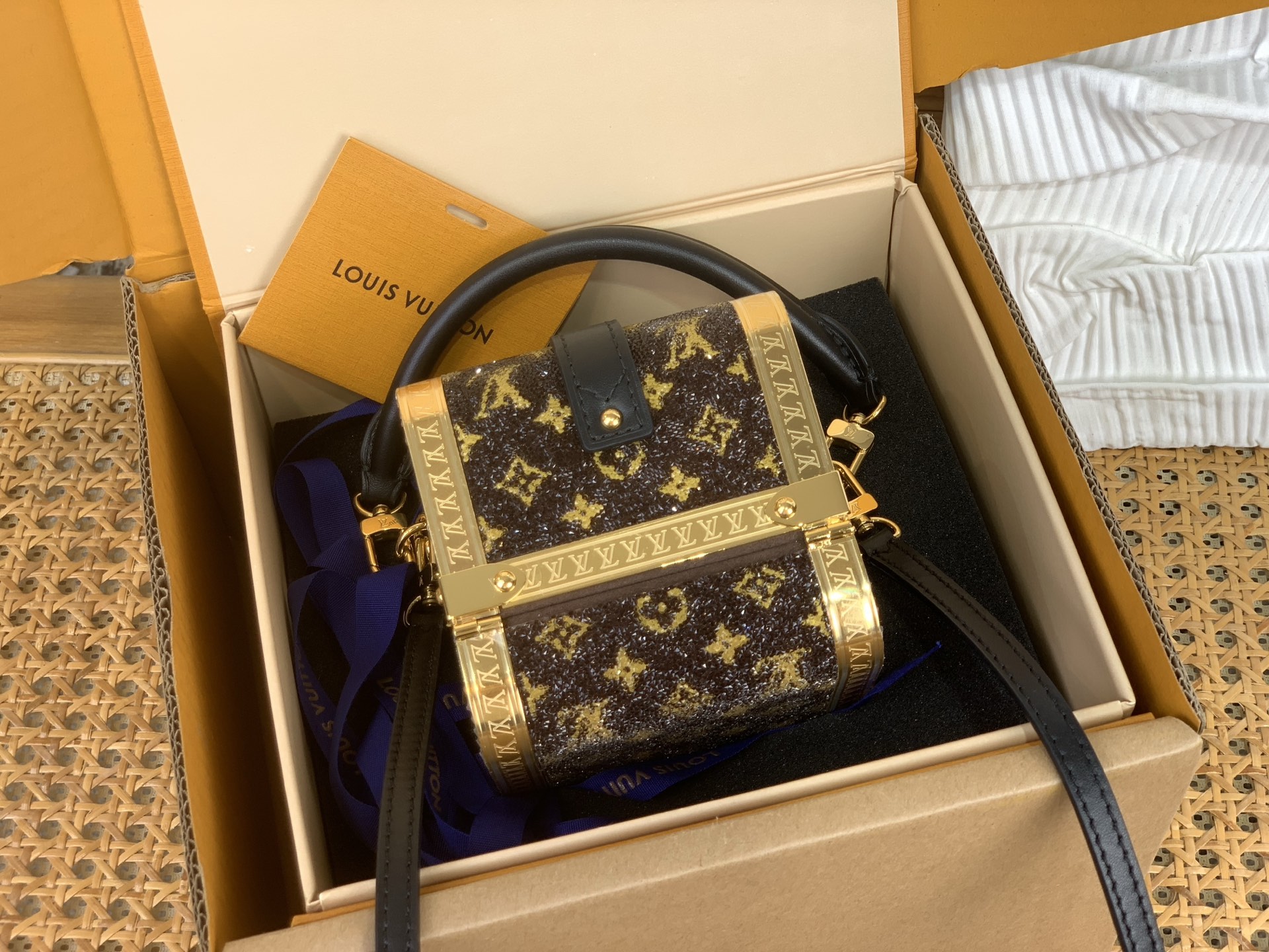 Louis Vuitton Treasure Box Black Monogram crossbody everyday