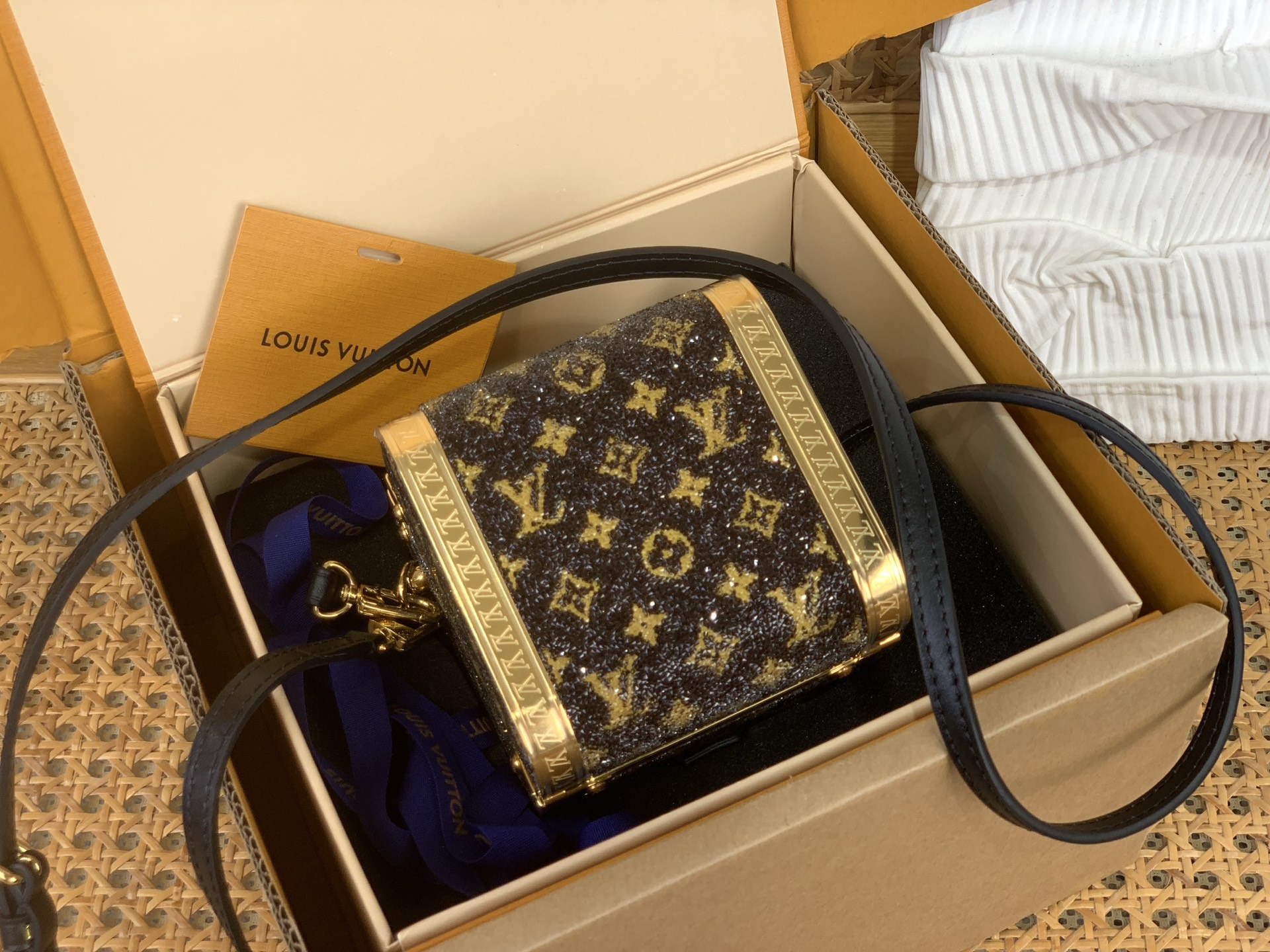 Louis Vuitton Treasure Box Black Monogram crossbody everyday