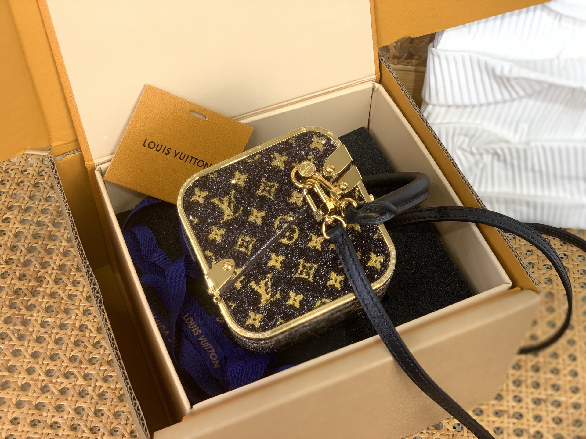 Louis Vuitton Treasure Box Black Monogram crossbody everyday
